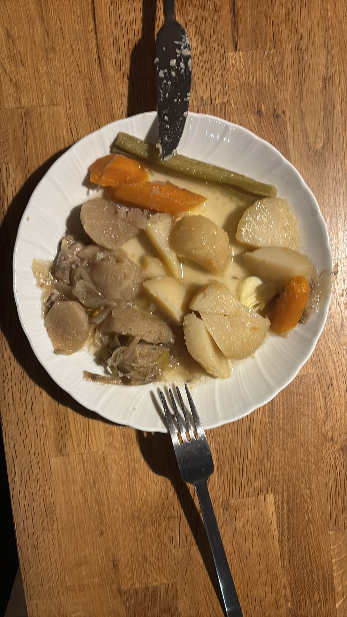 Ragoût de pommes de terre et navets