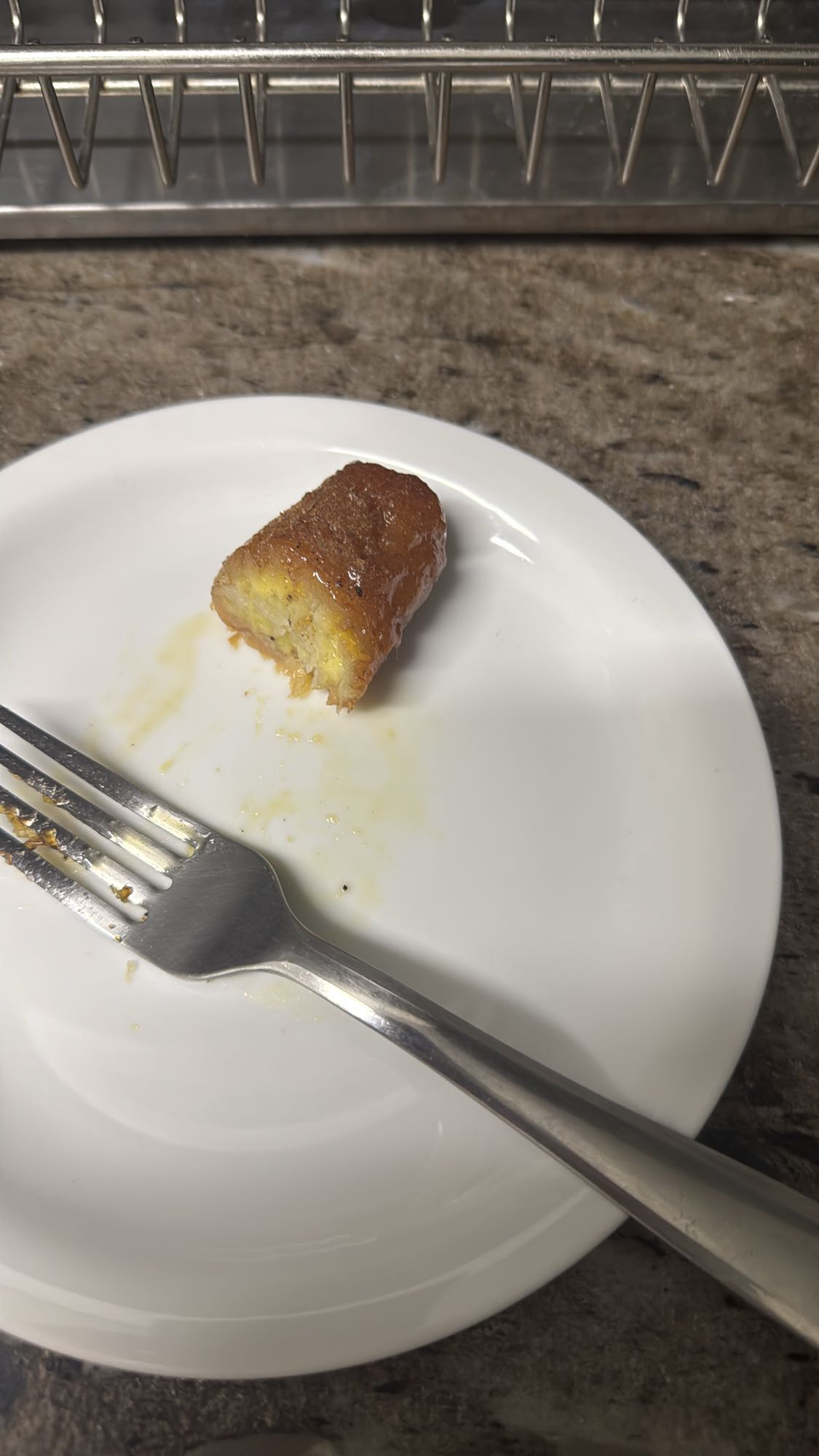 Banana frita caramelizada