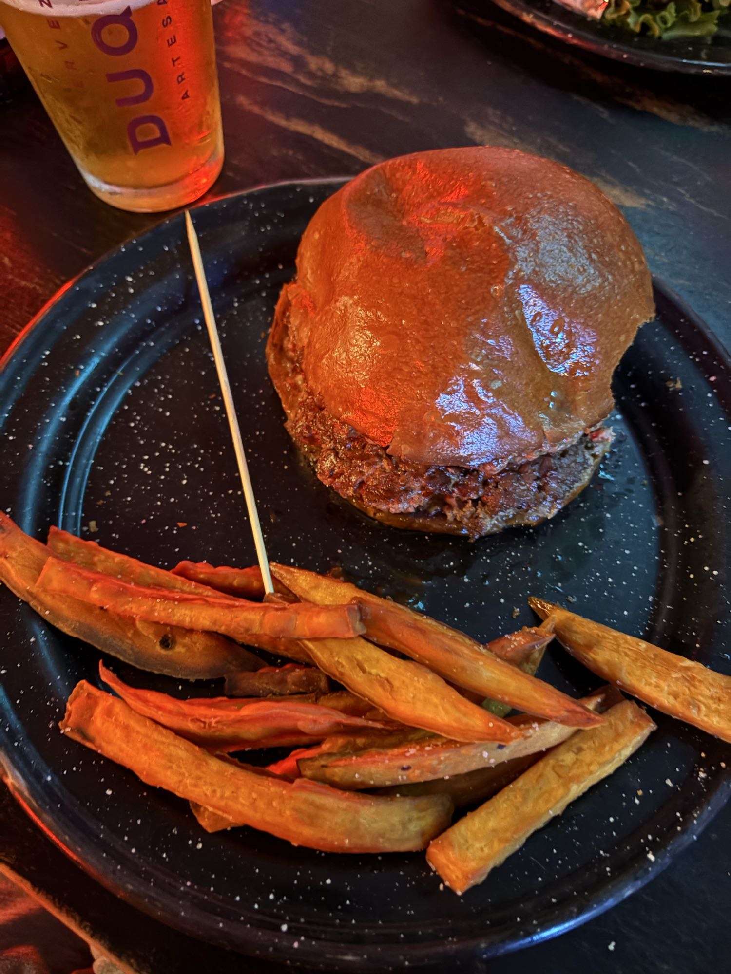 Hamburguesa con papas