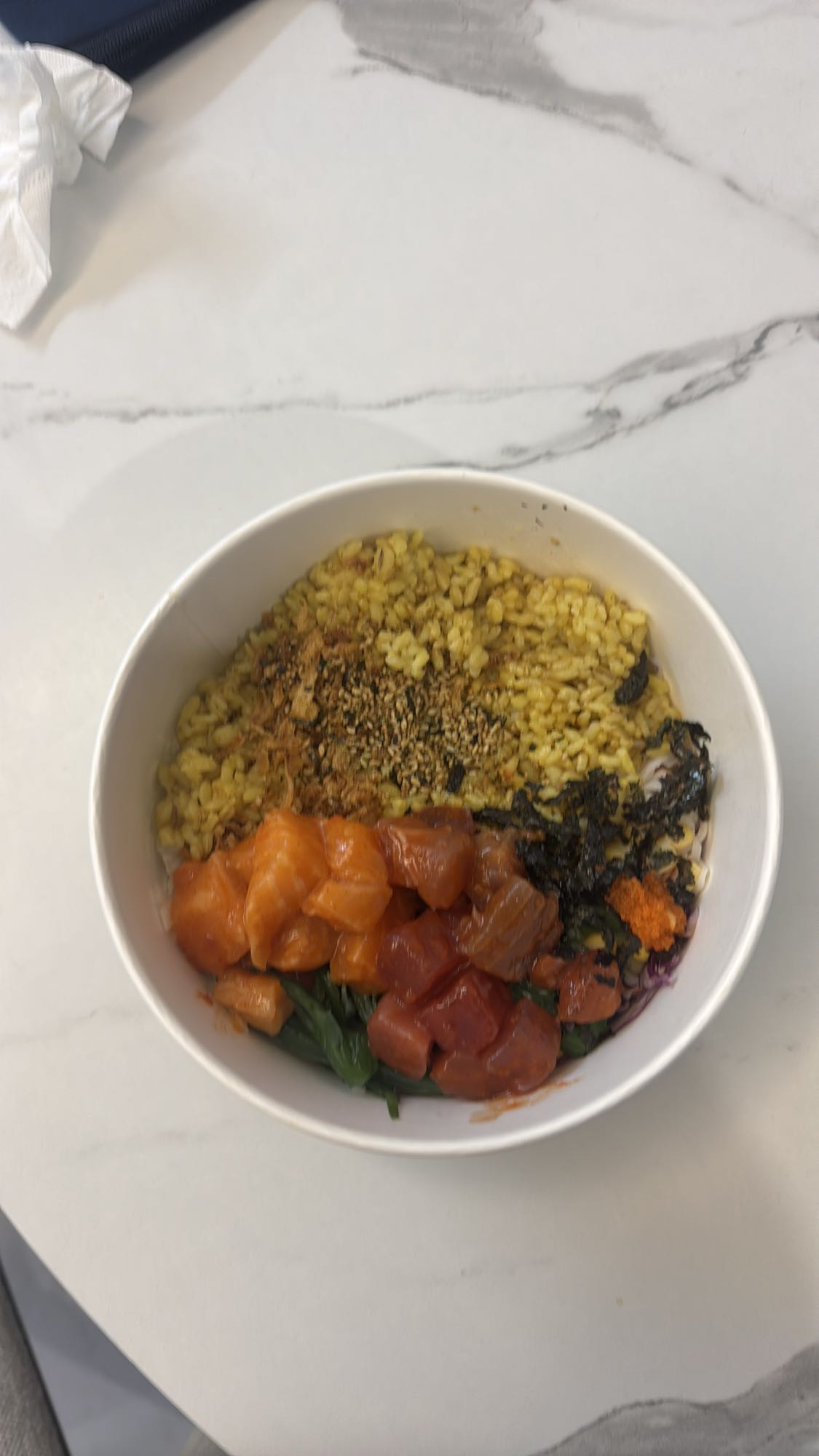 Salmon Tuna Poke Bowl