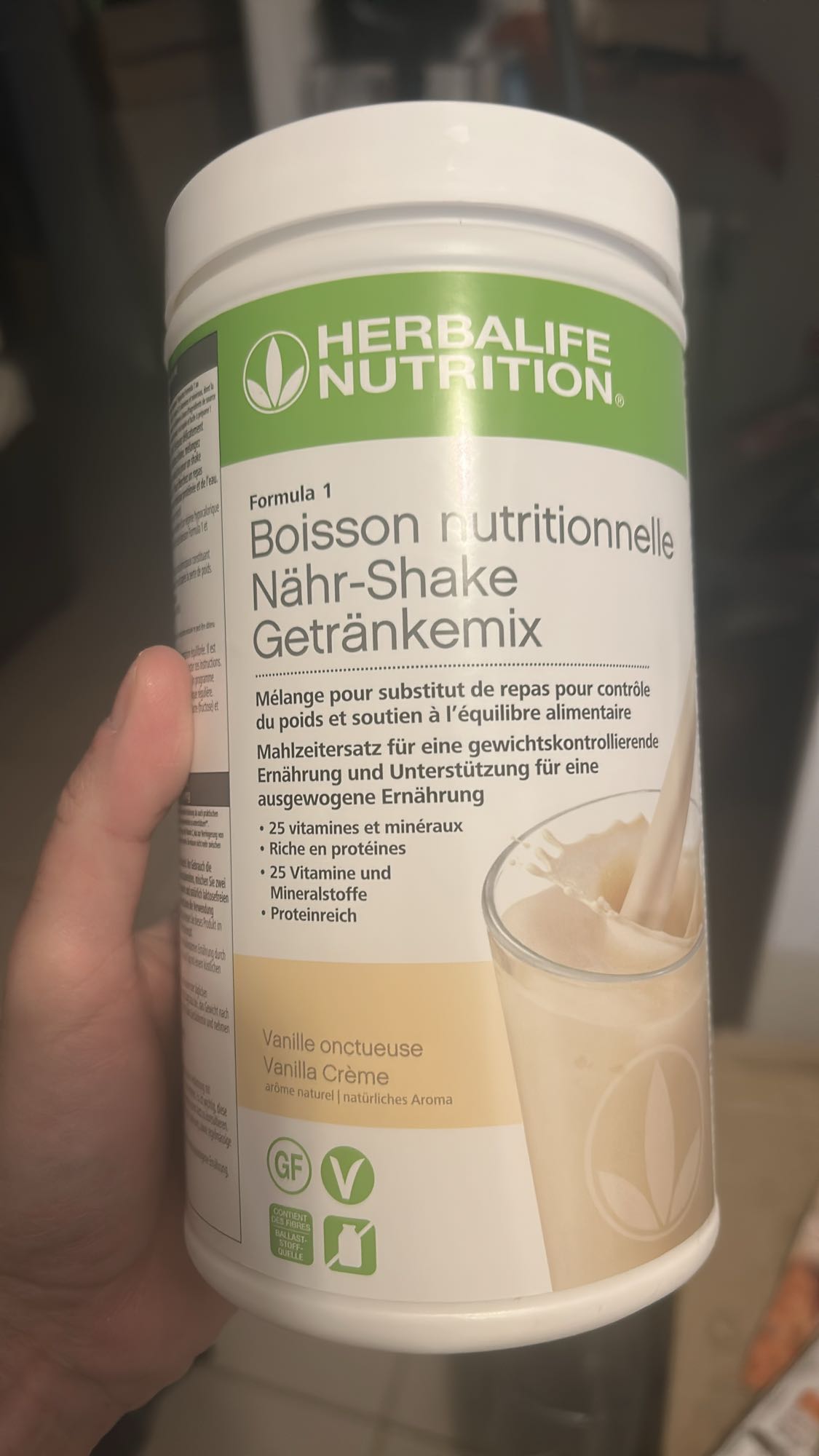 Shake vanille nutritionnel