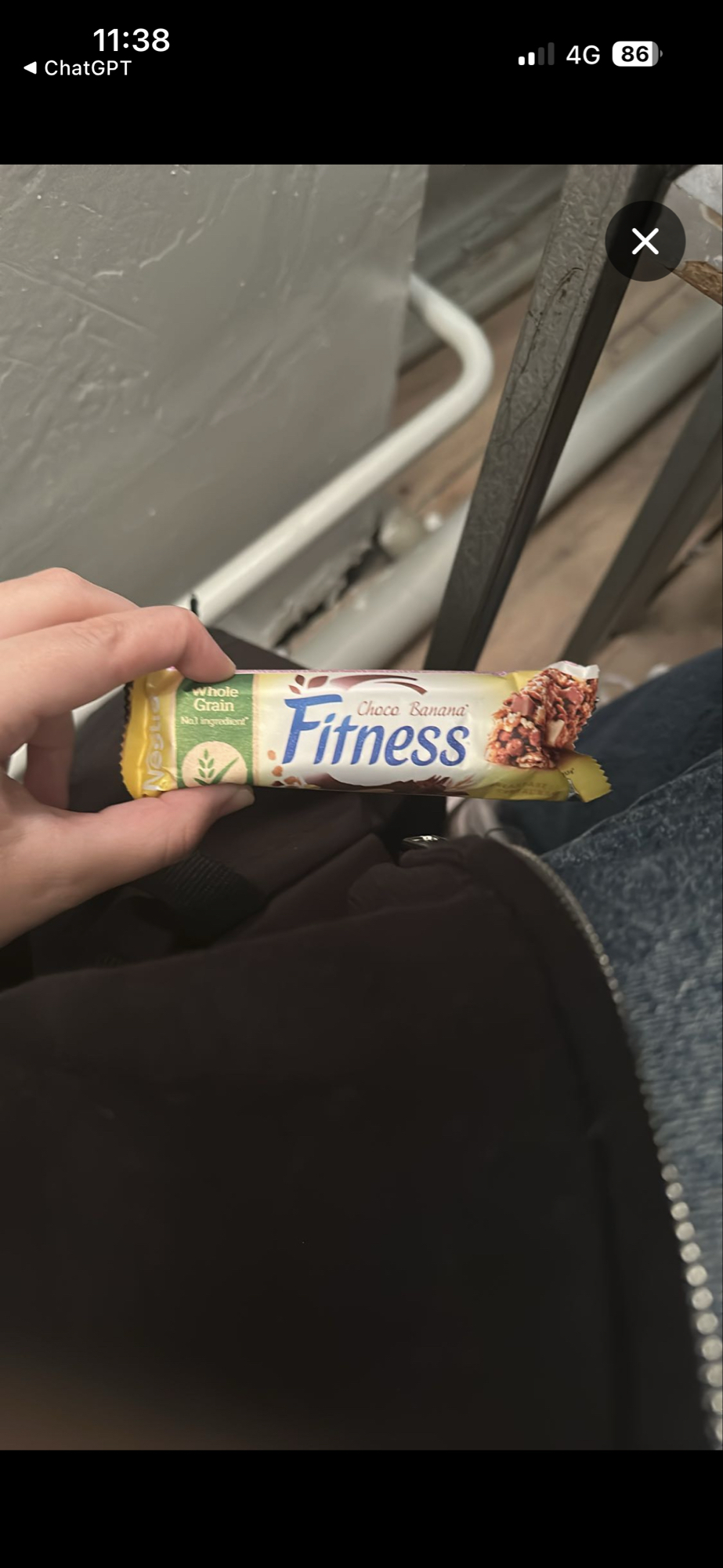 Choco Banana Fitness Bar