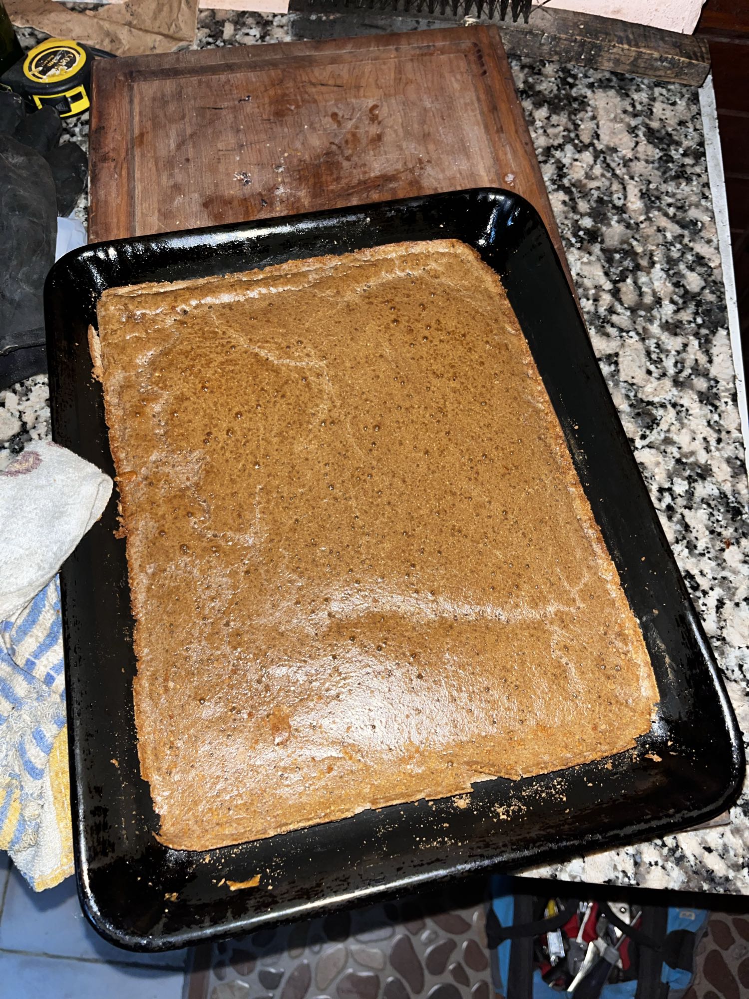 Pastel horneado proteico