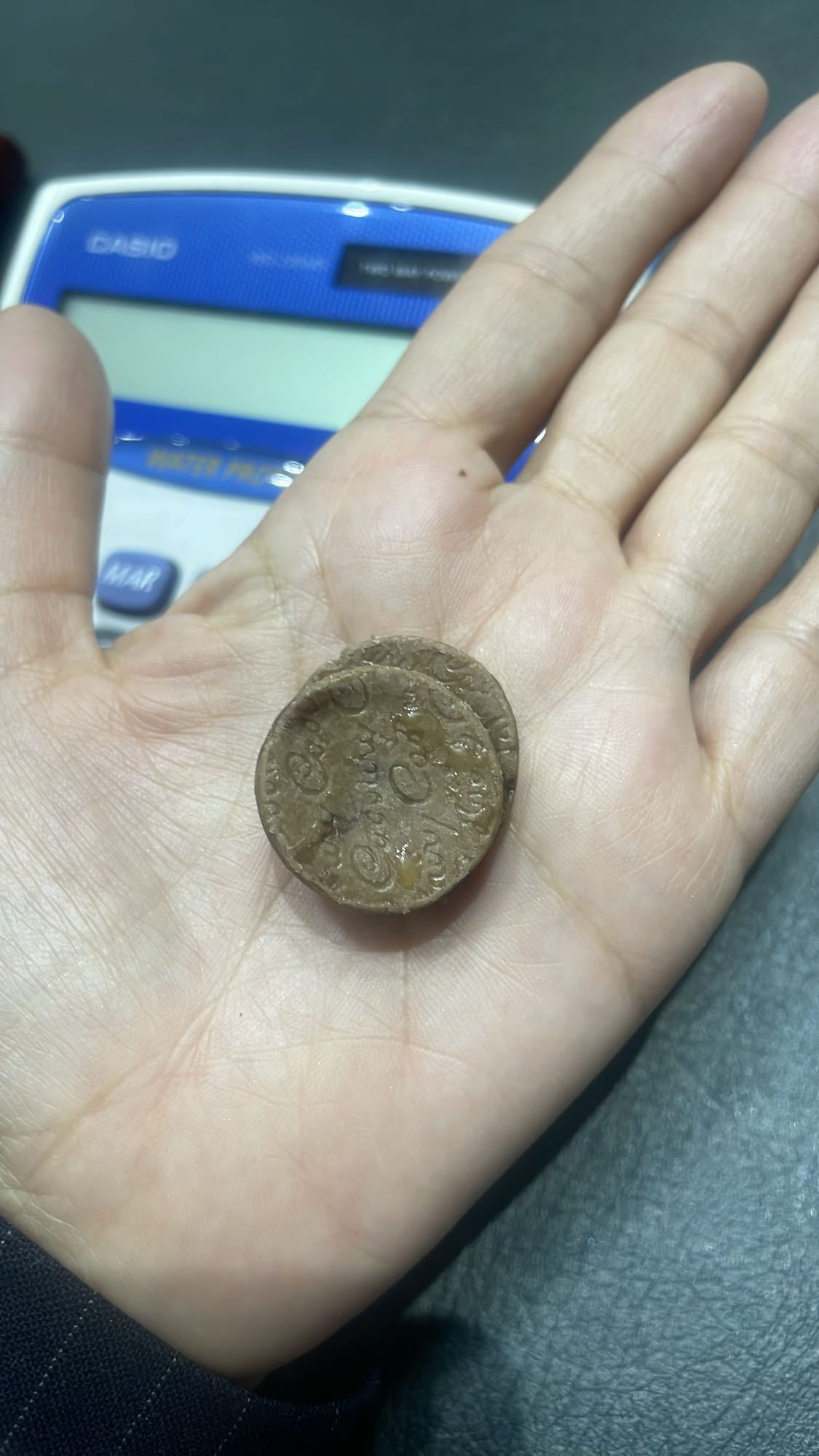 Chocolate coin snack