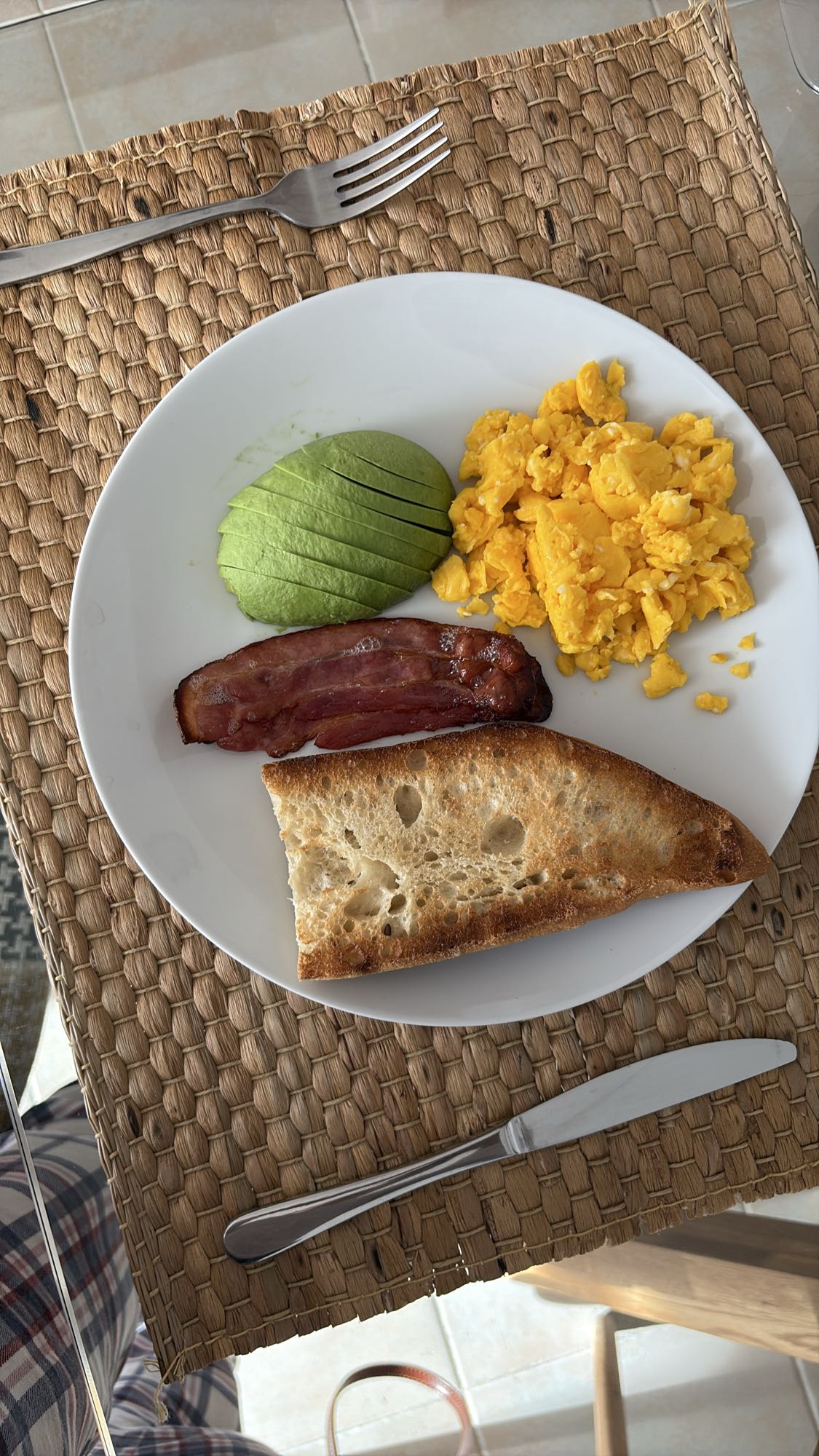 Egg, Bacon, Avocado Toast