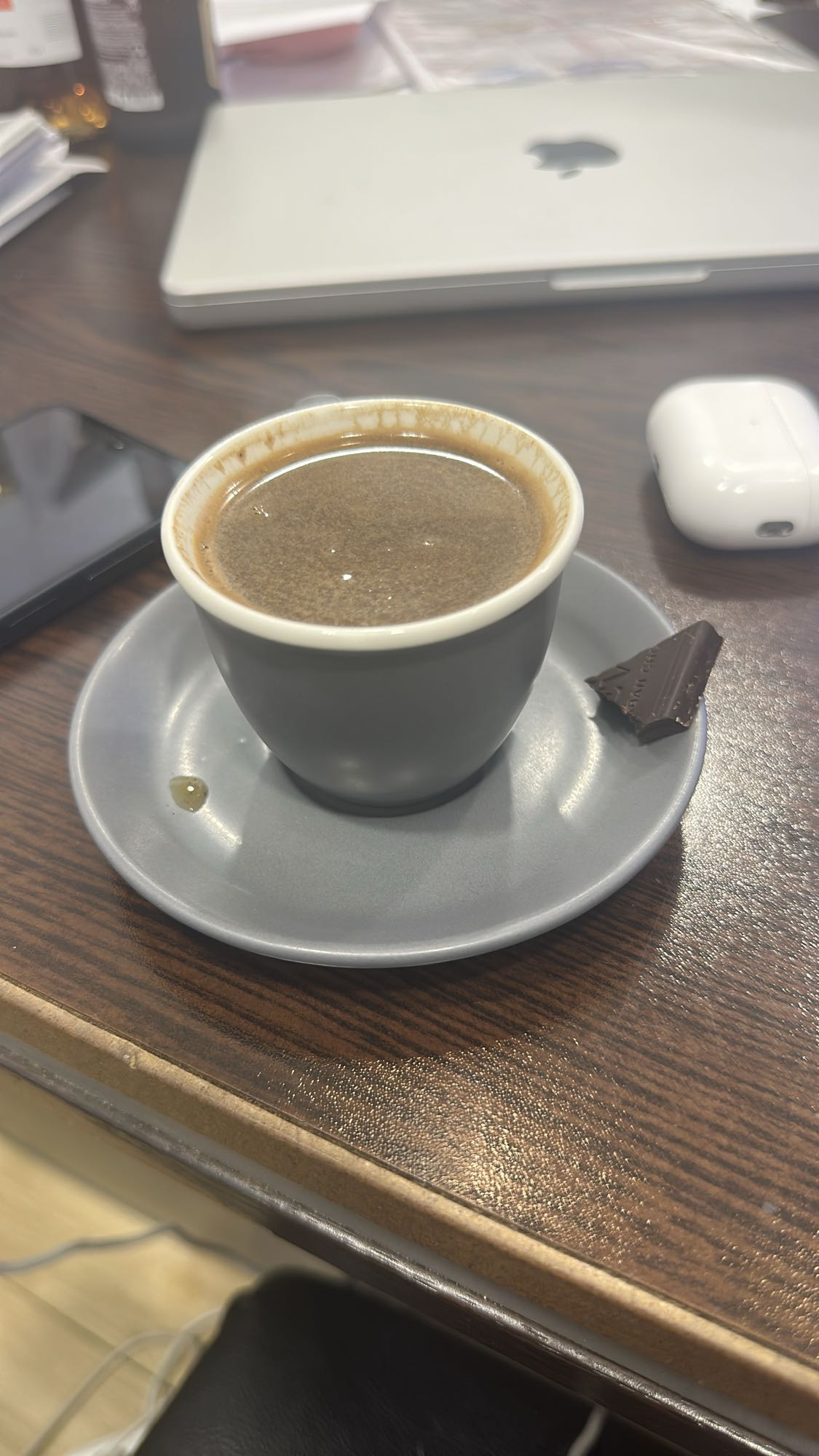 Hot chocolate & dark choc