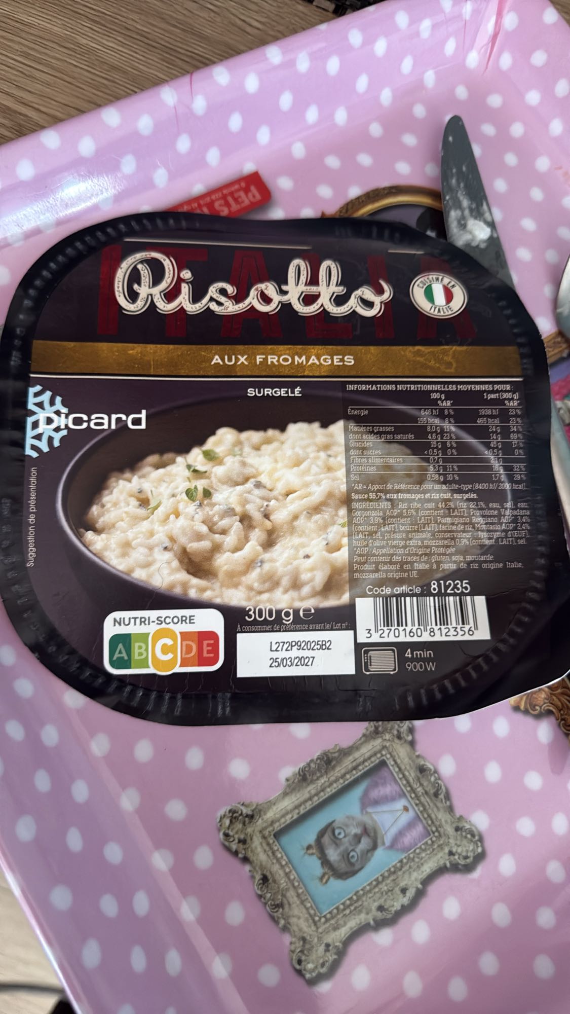 Risotto aux fromages