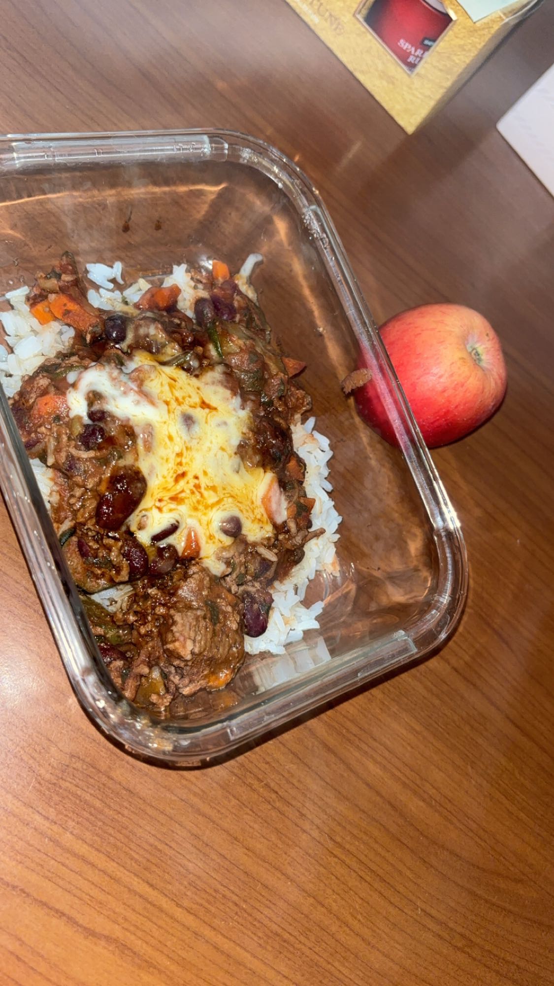 Riz aux légumes et bœuf maigre