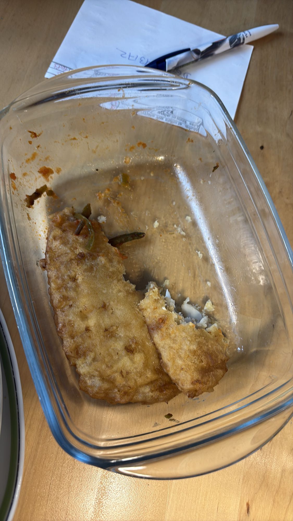 Poisson pané maison