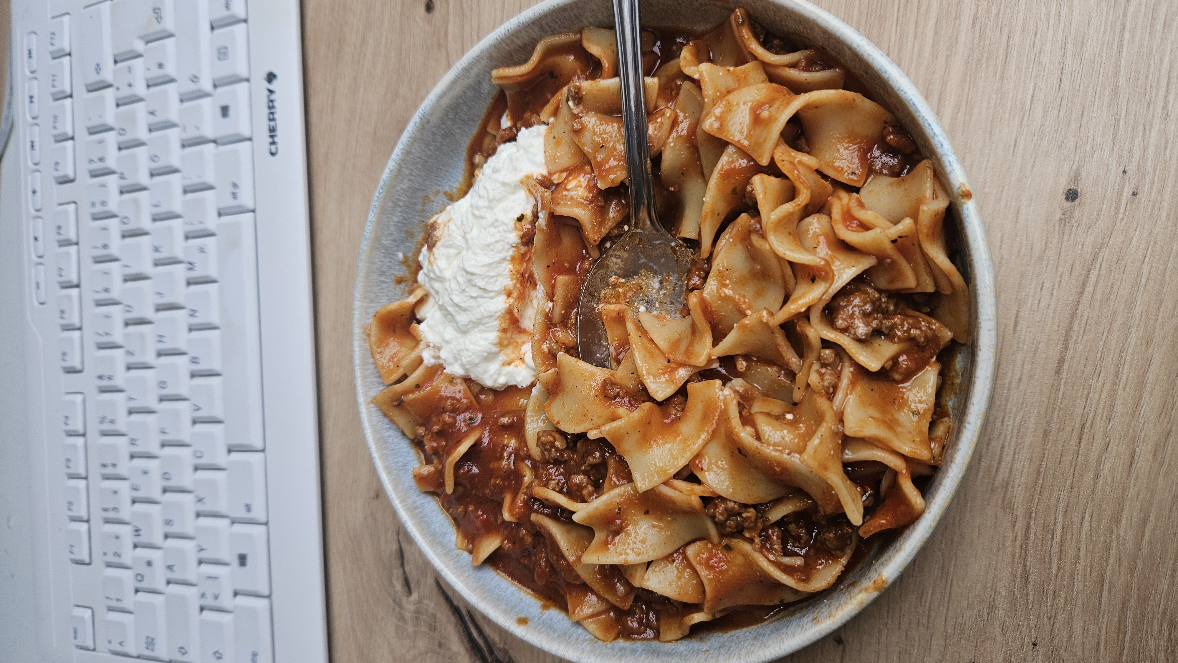 Nudeln mit Fleischsoße