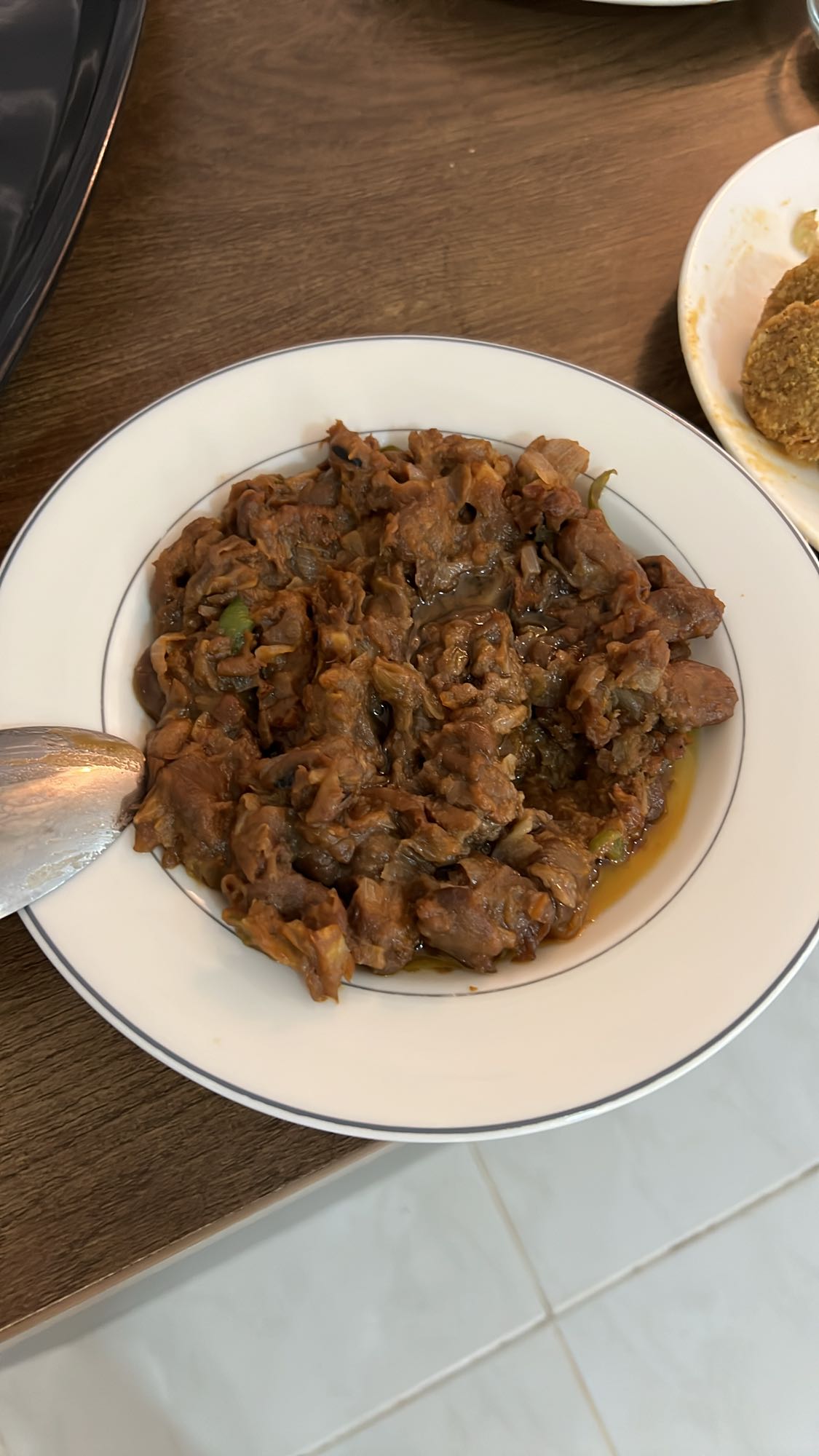 Foul with Peanut Paste and Vegetables