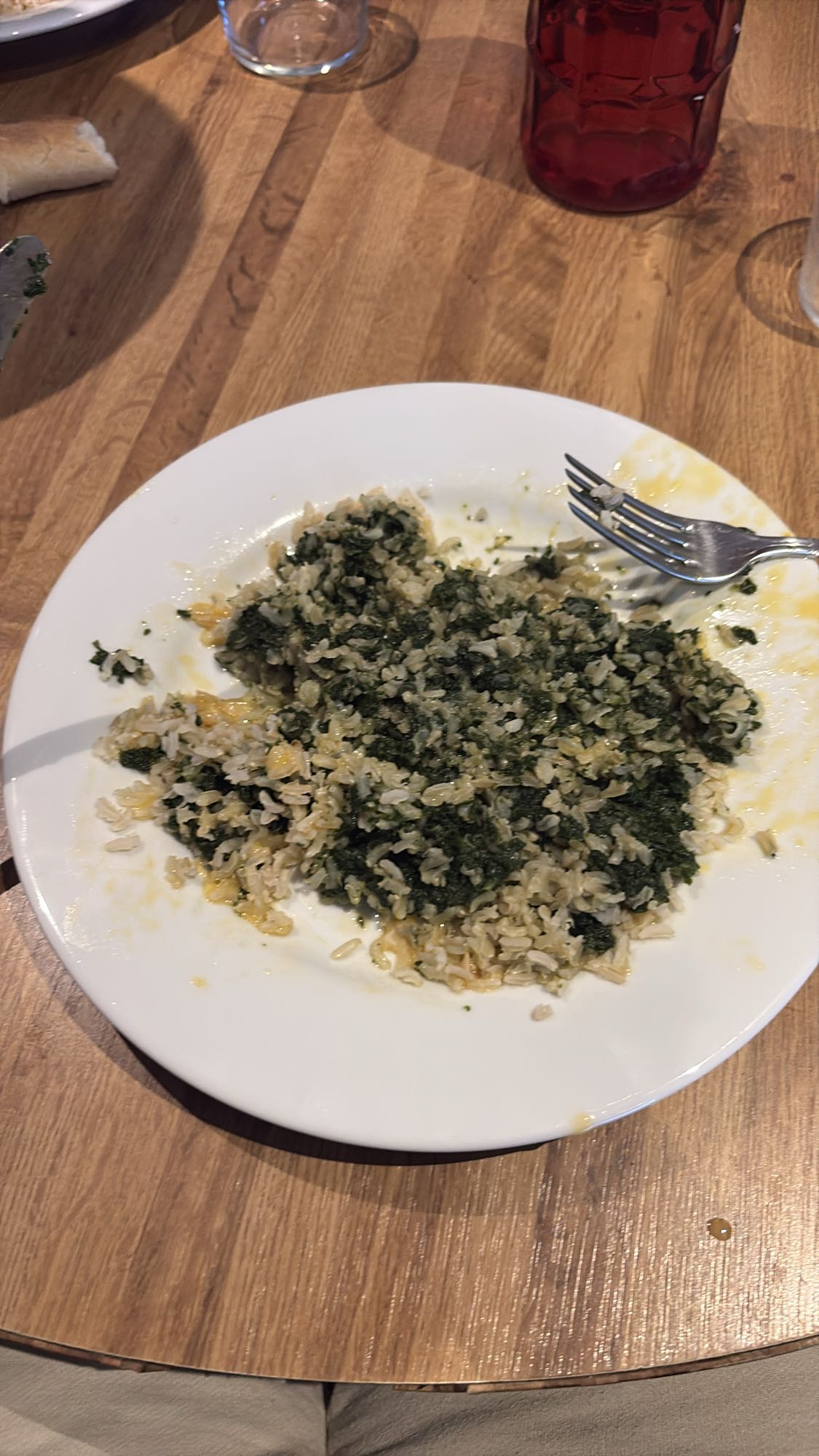 Riz aux épinards