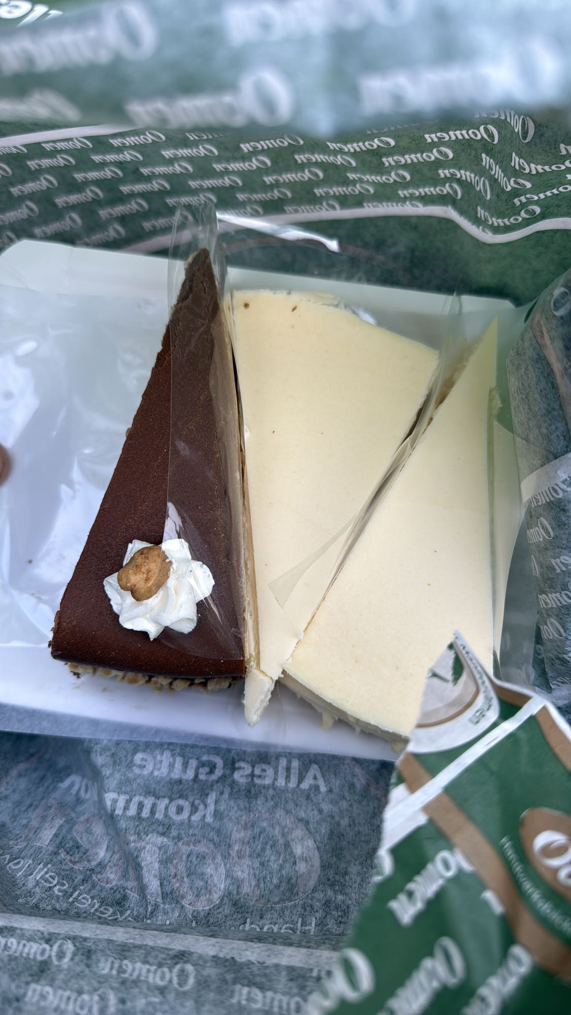 Käsekuchen & Schokokuchen