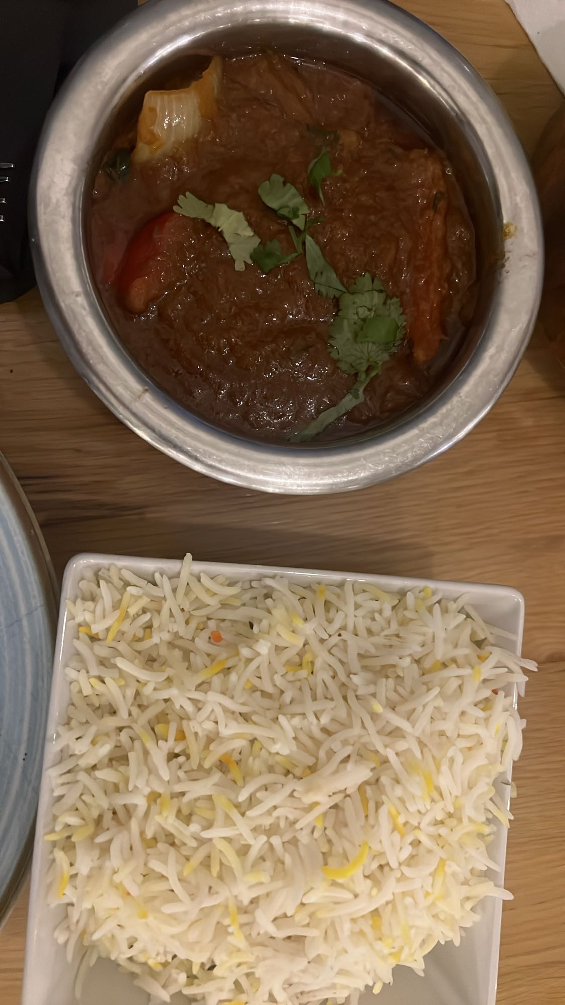 Curry cu orez basmati