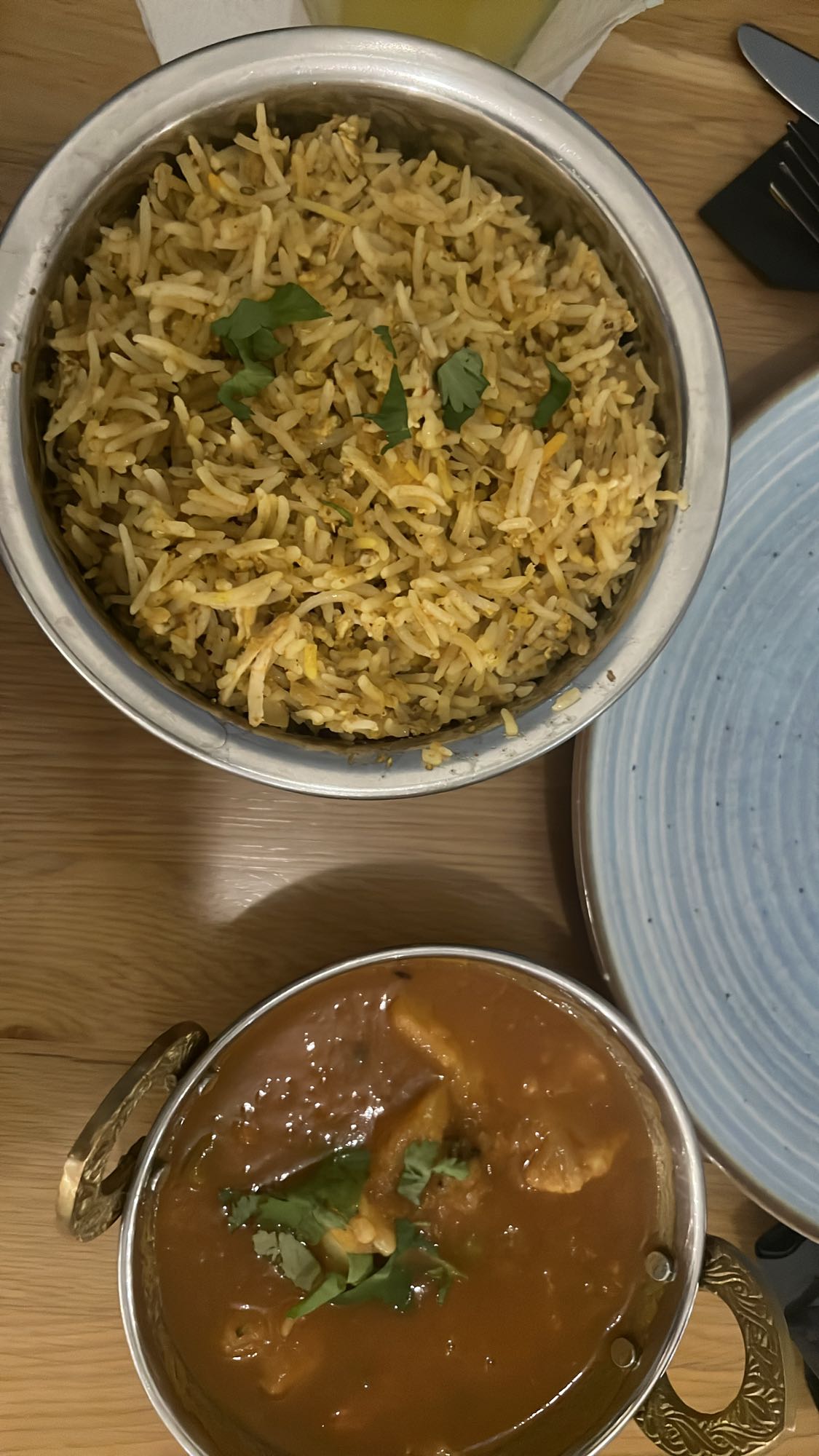 Orez cu curry de pui