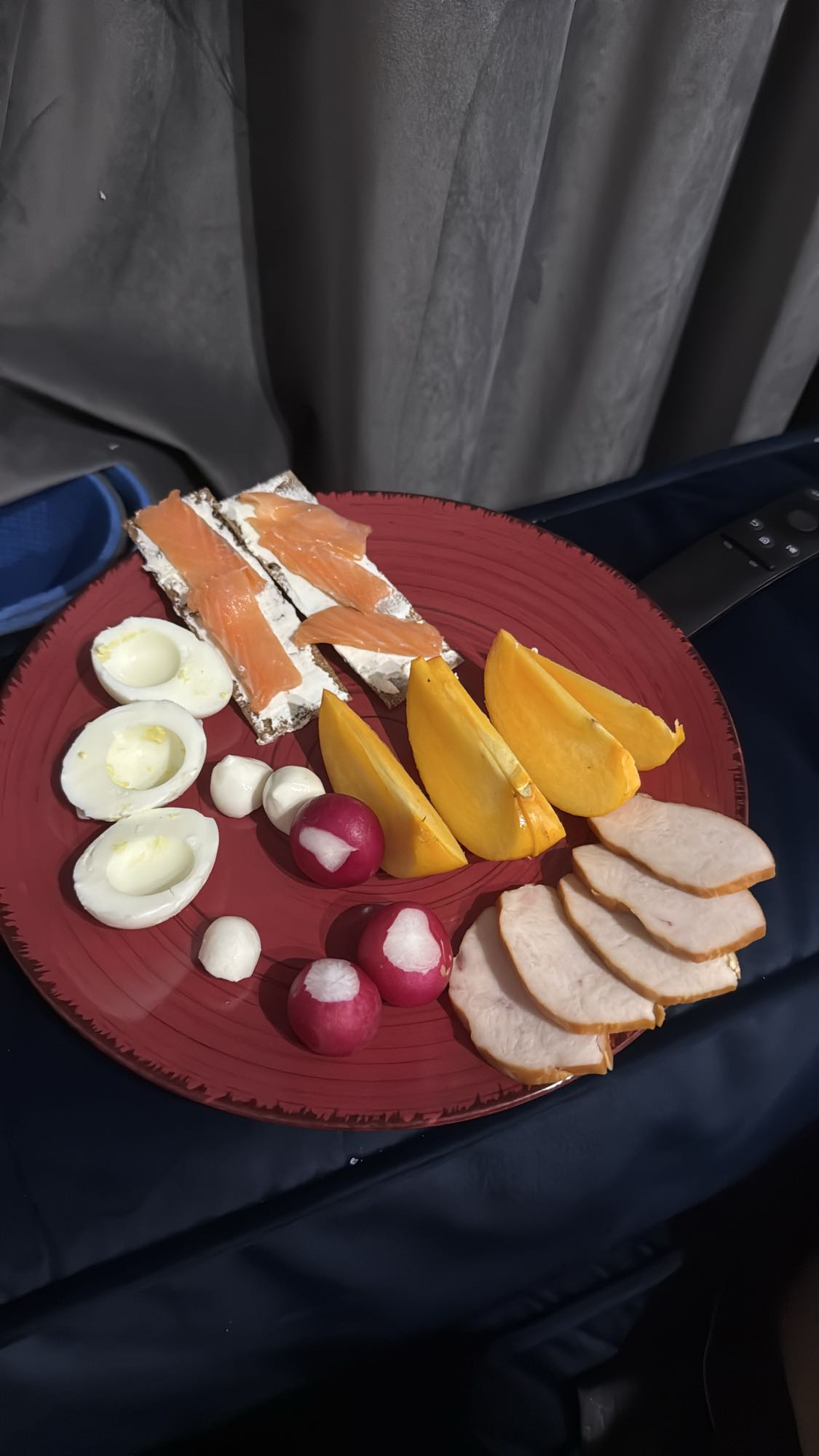 Тарелка с закусками