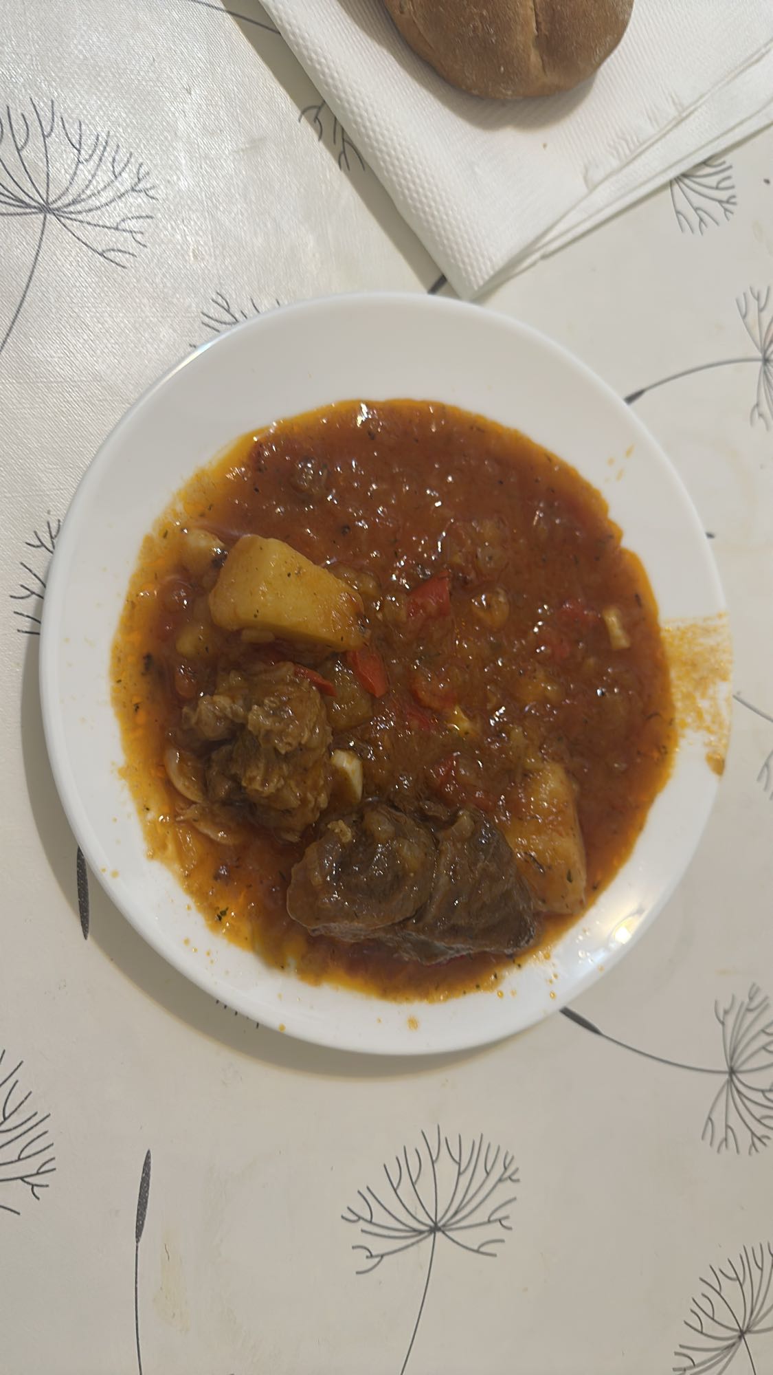 Beef stew with potatoes