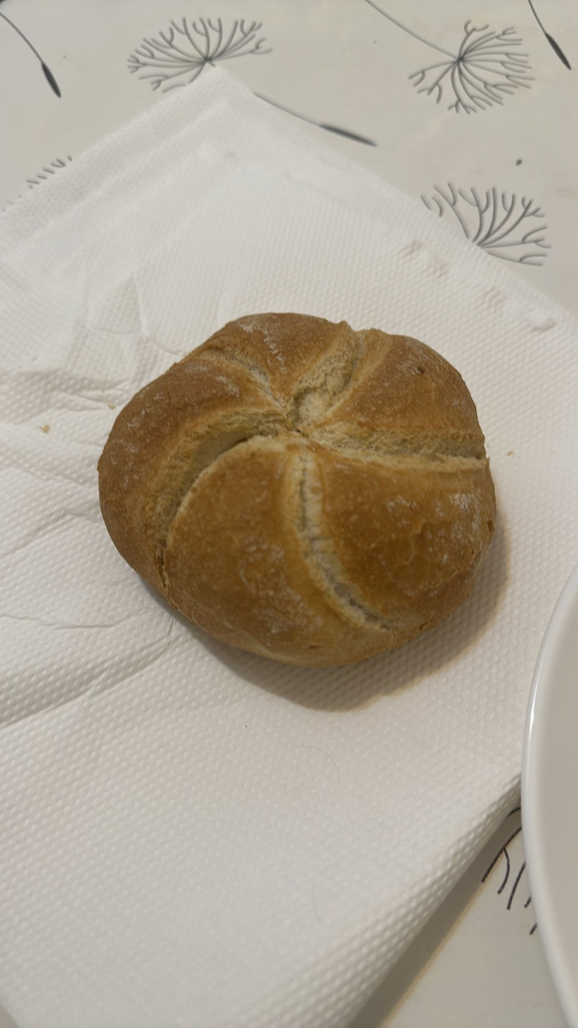 Kaiser roll bread