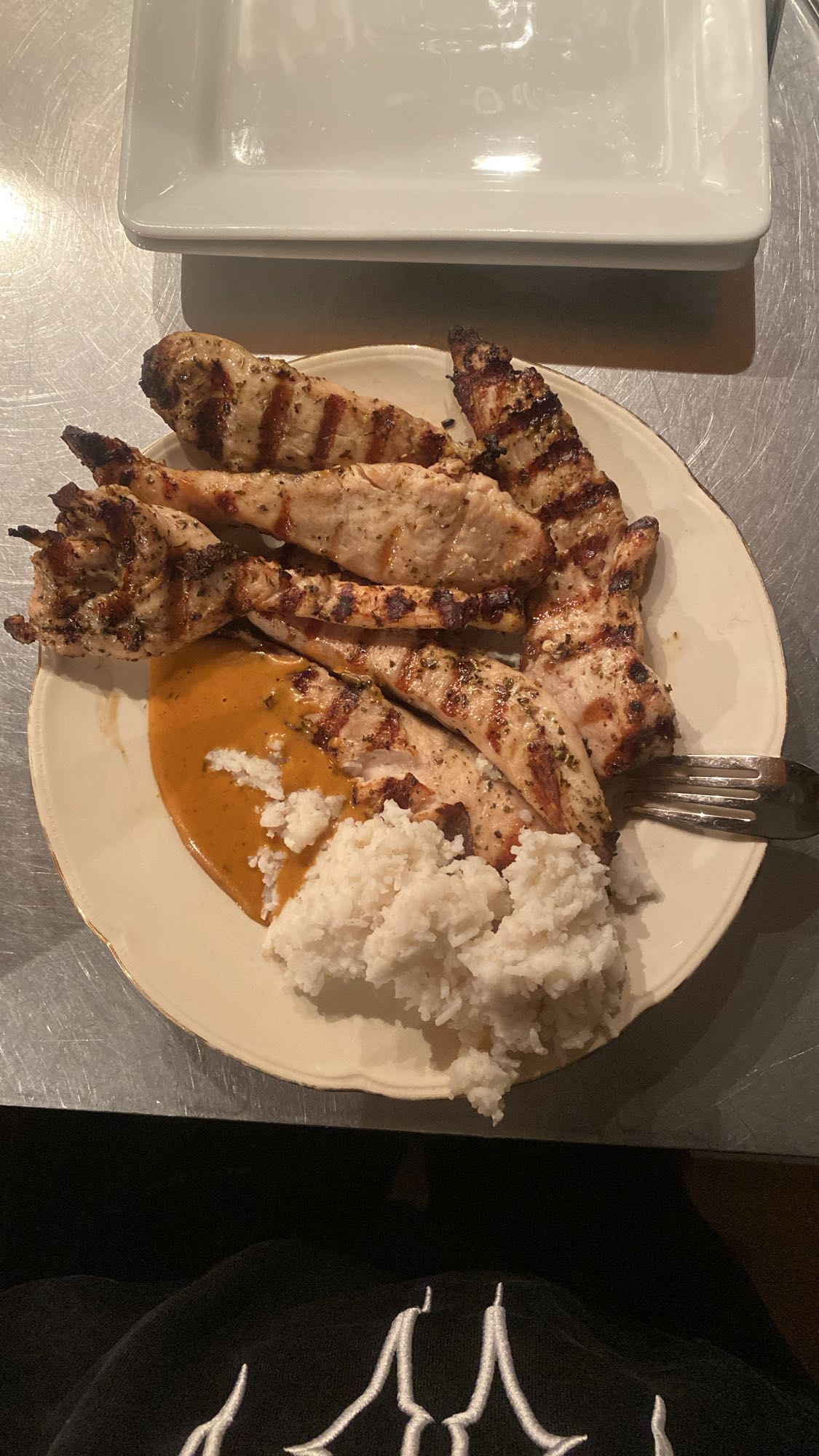 Grilled Chicken with Rice