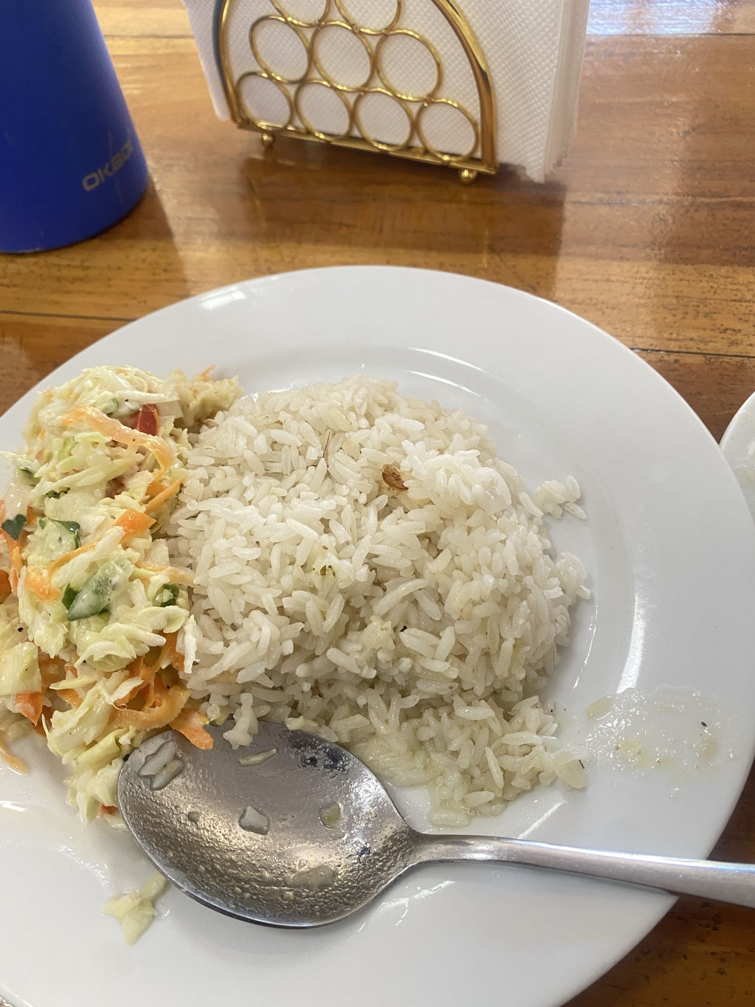 Arroz con ensalada