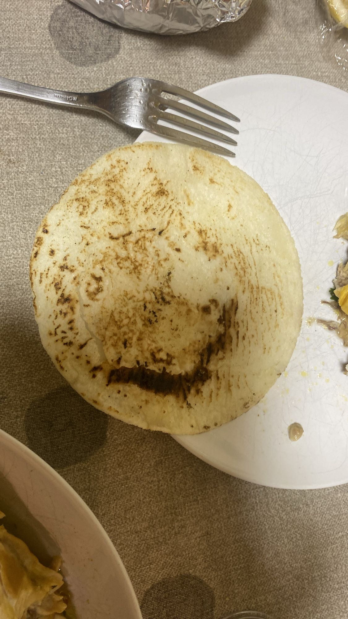 arepa de maíz