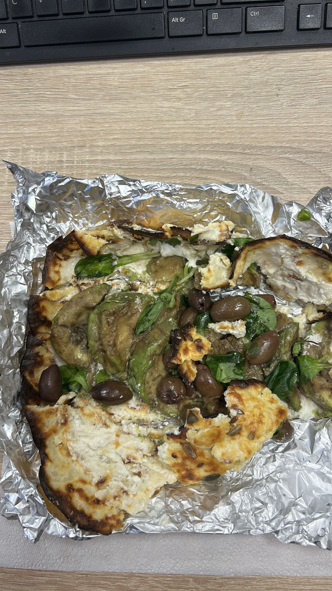 Lipie cu vinete și brânză