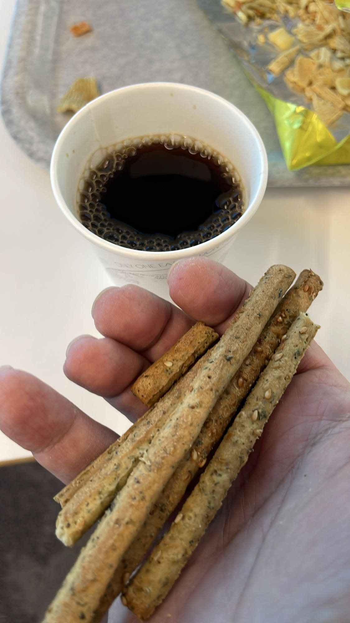 Breadsticks and Coffee