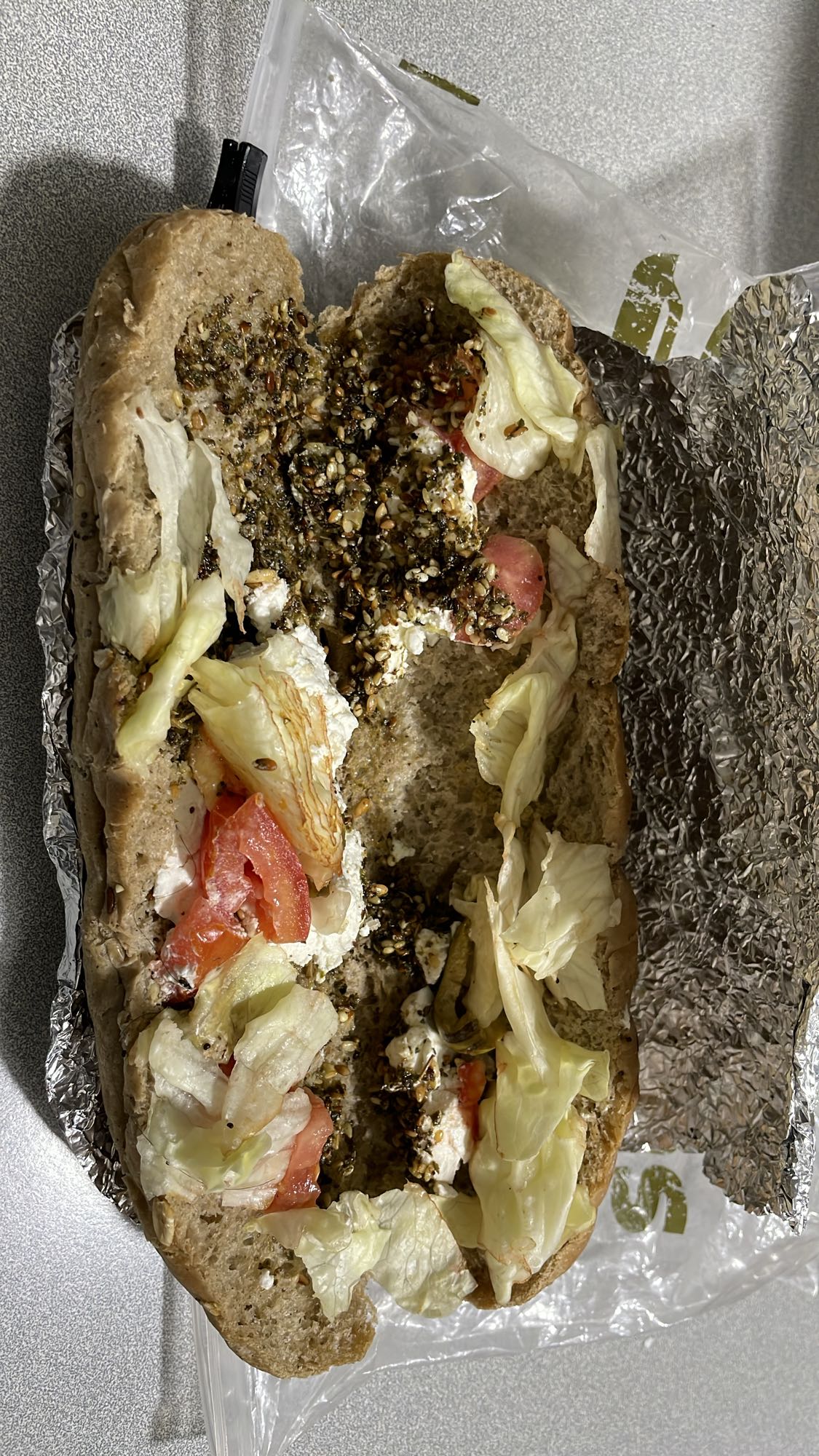 Za'atar Veggie Sub