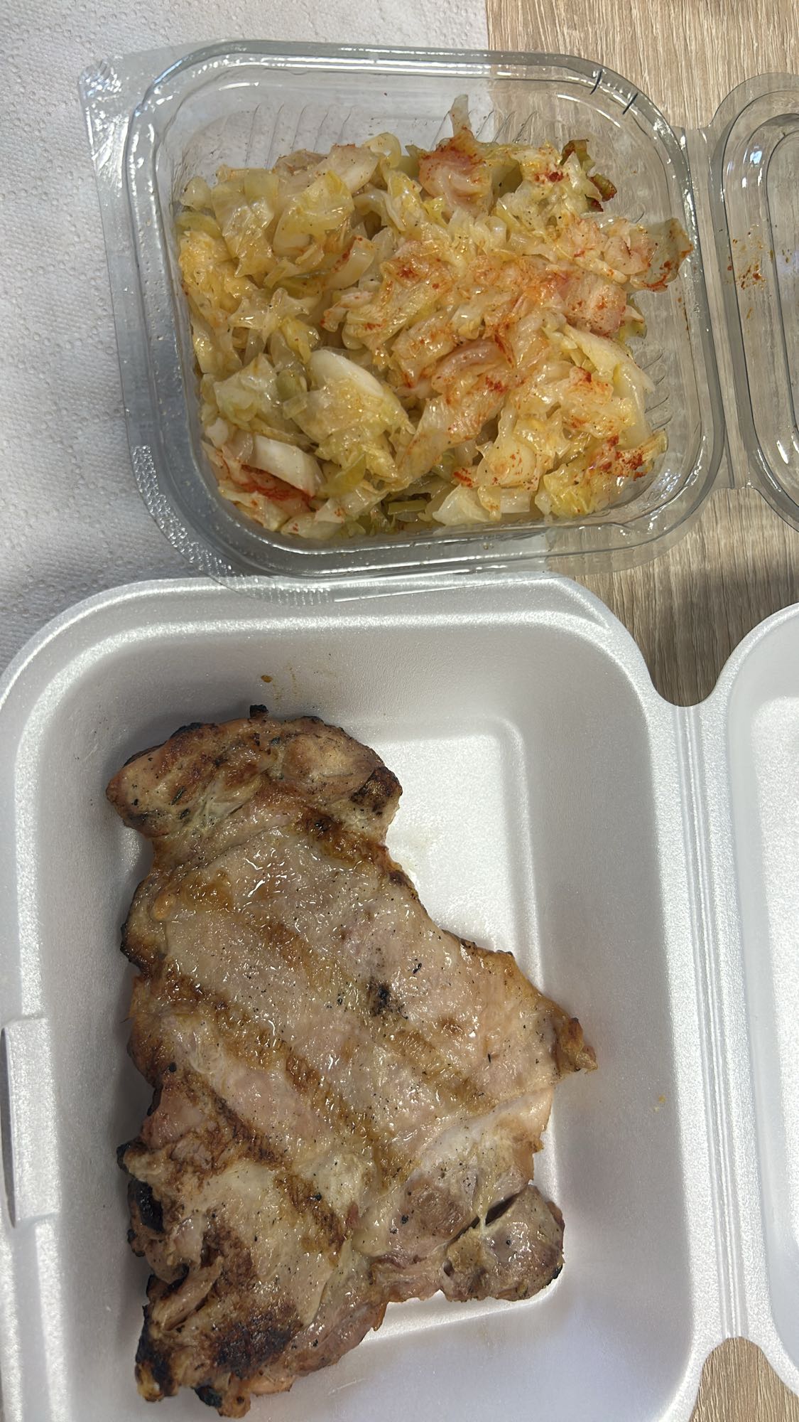 Cotlet cu varză călită