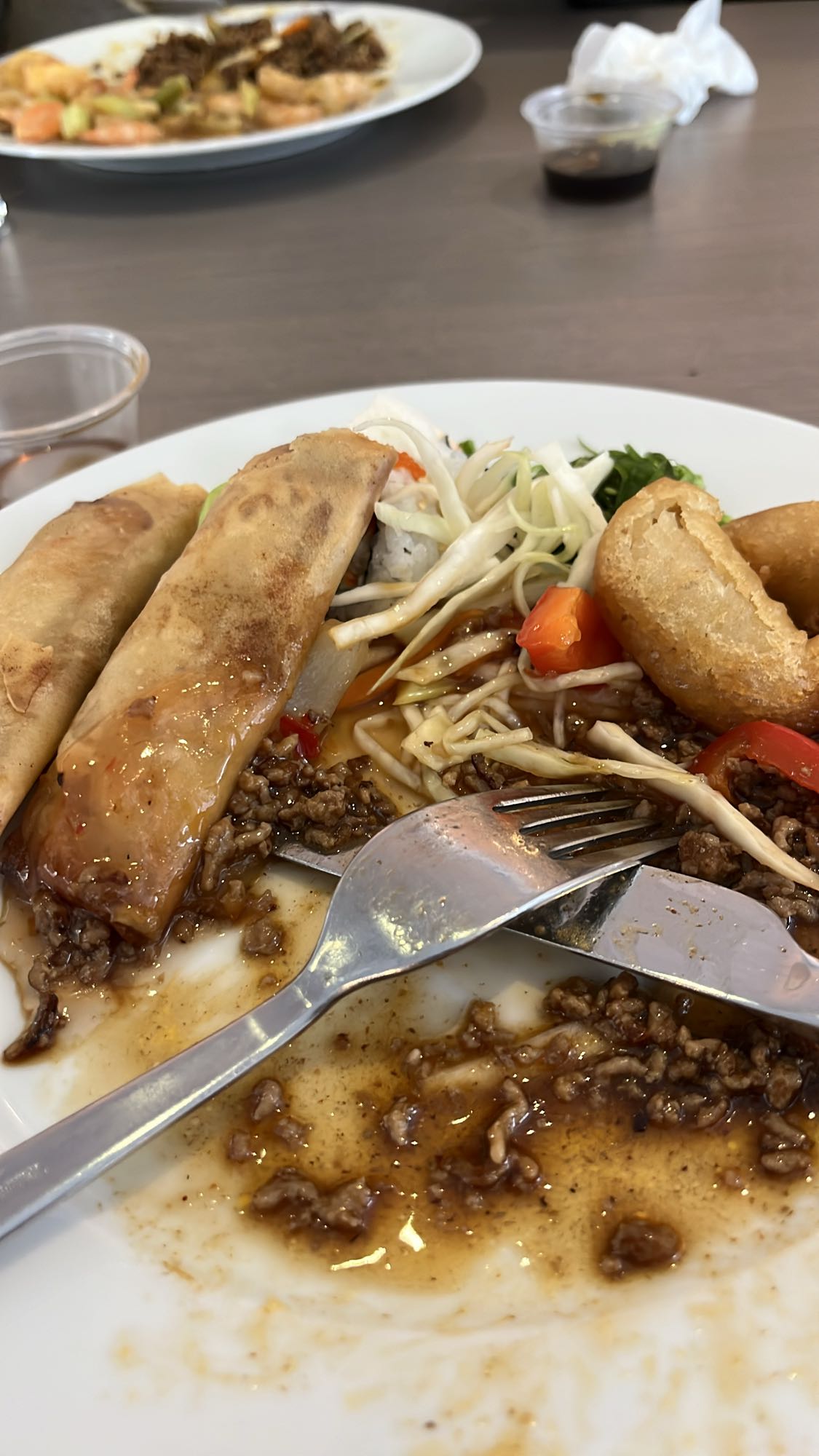 Vårrullar med köttfärs