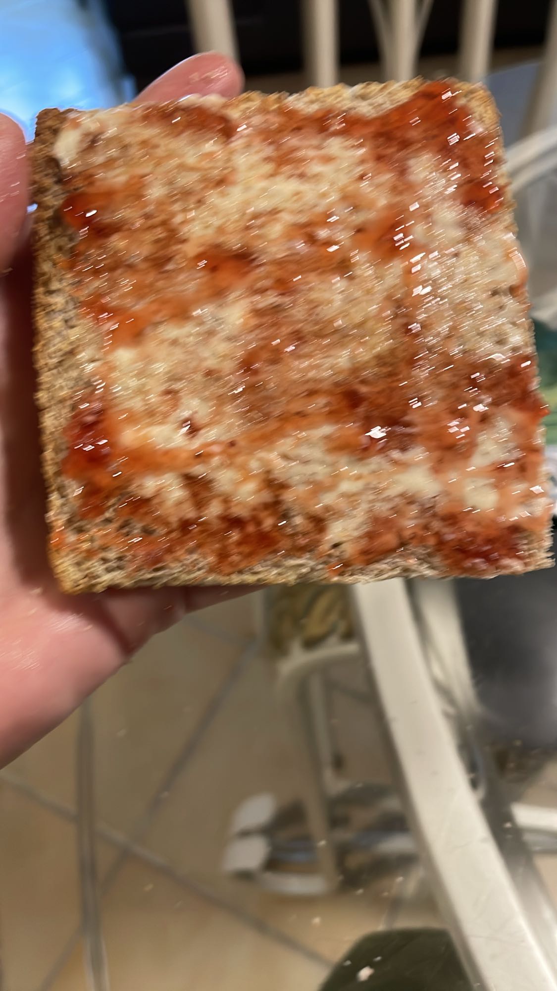 Tartine craquante confiture