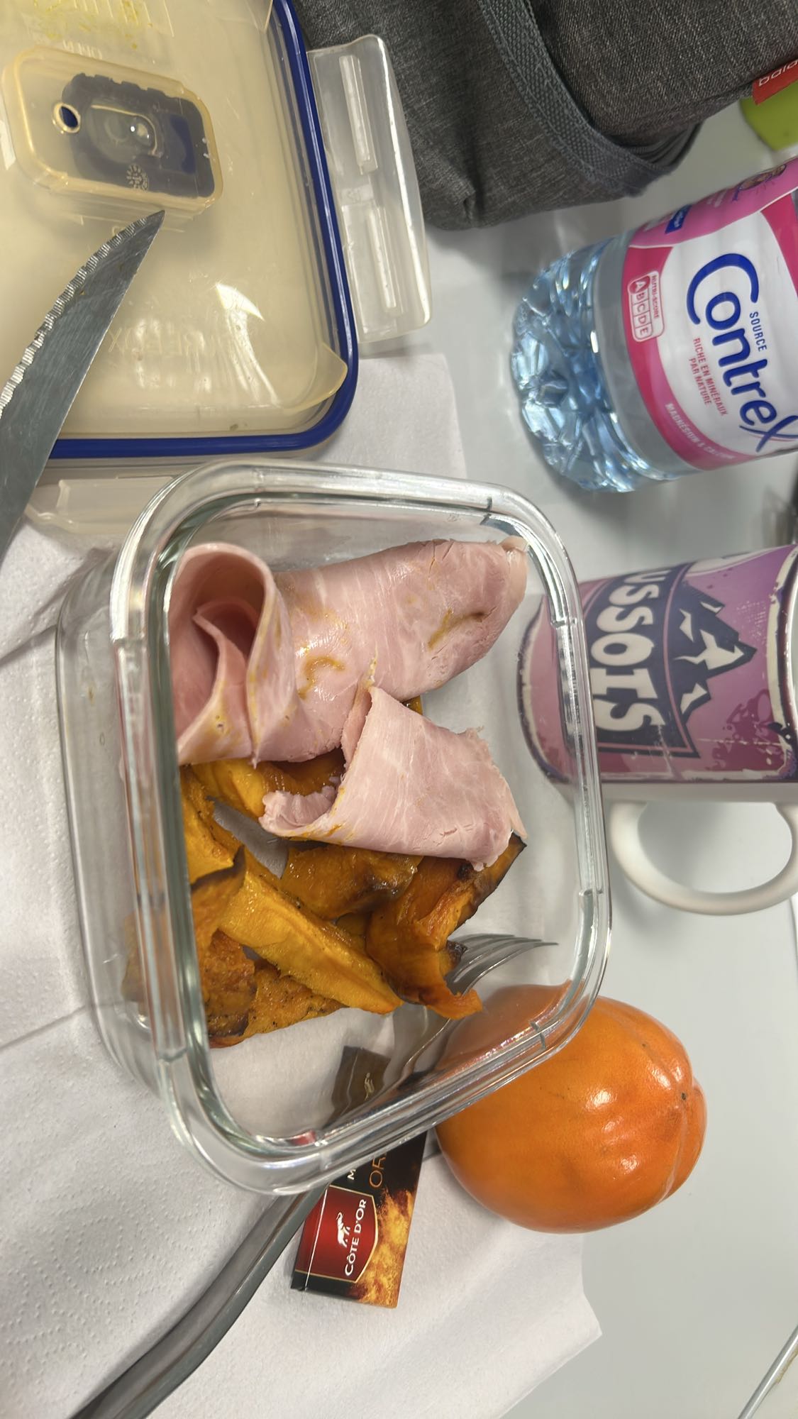 Déjeuner jambon-patate