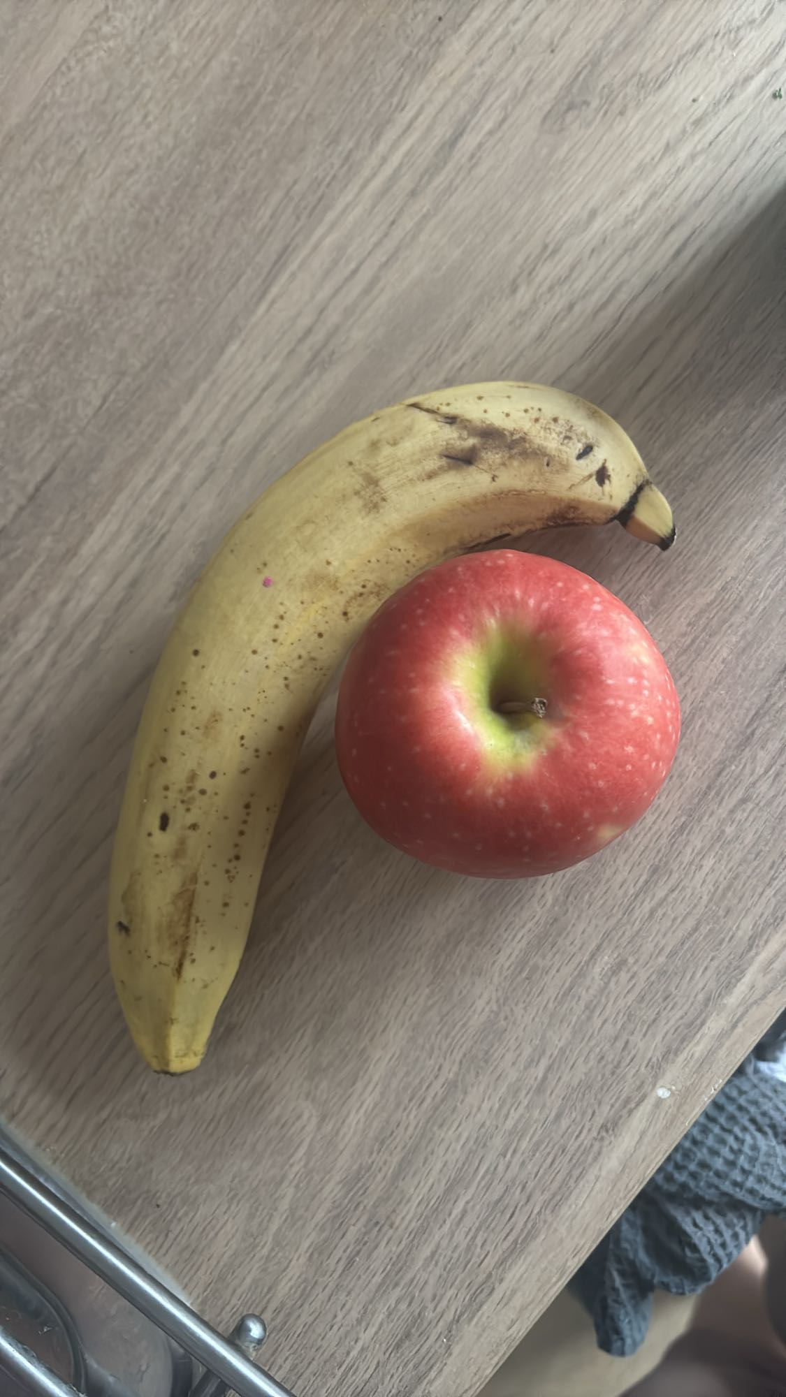 Banane et pomme