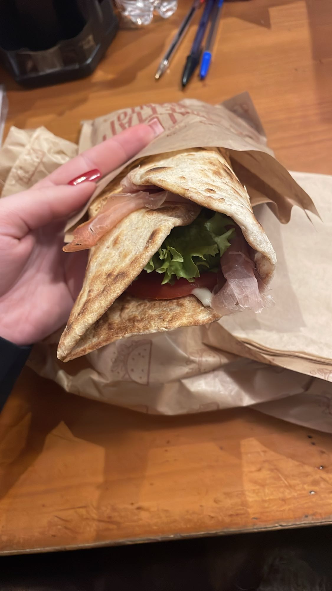 Prosciutto Flatbread Wrap