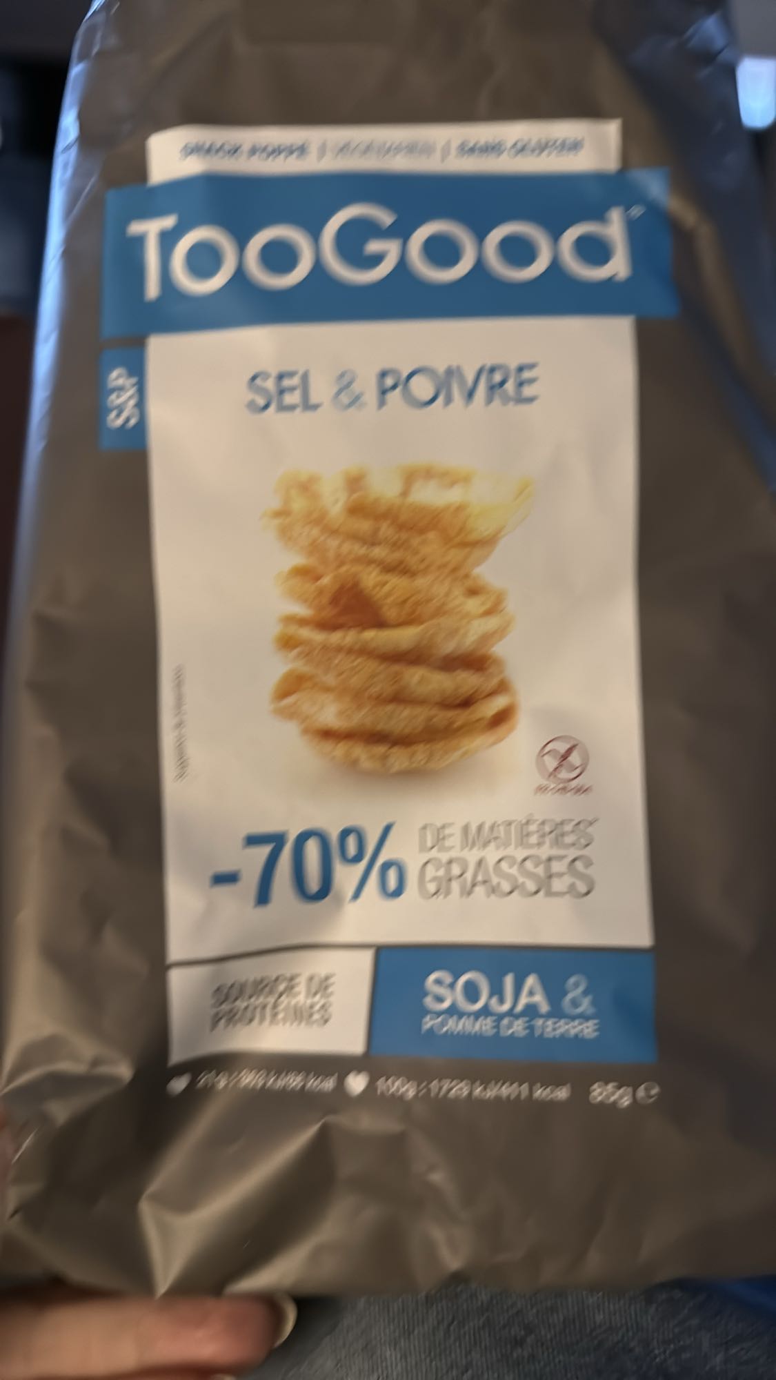 Soja chips zout & peper