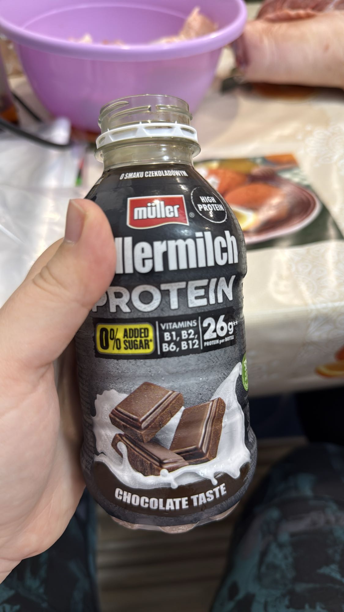 Băutură proteică ciocolată