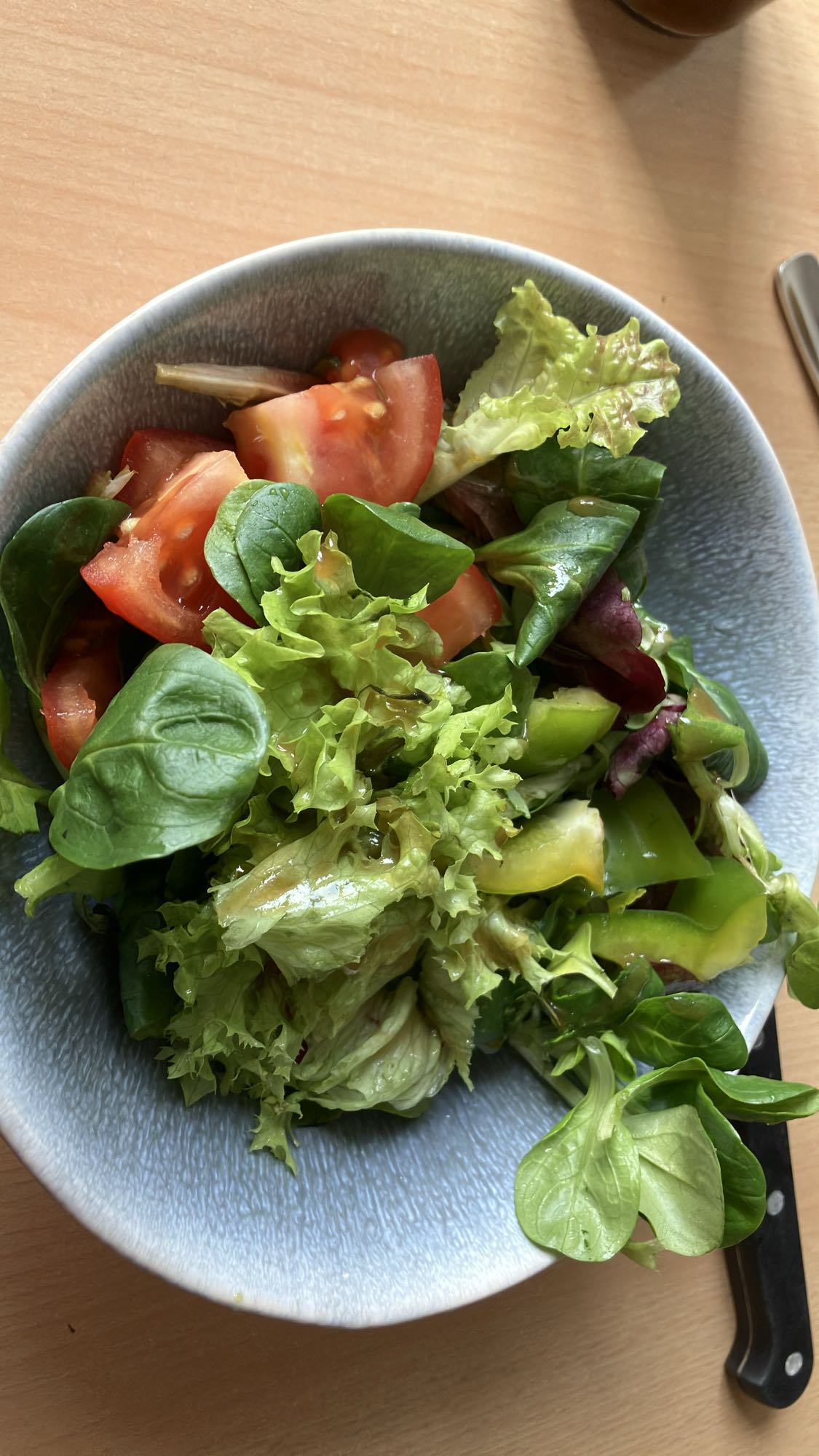 Salada fresca de folhas