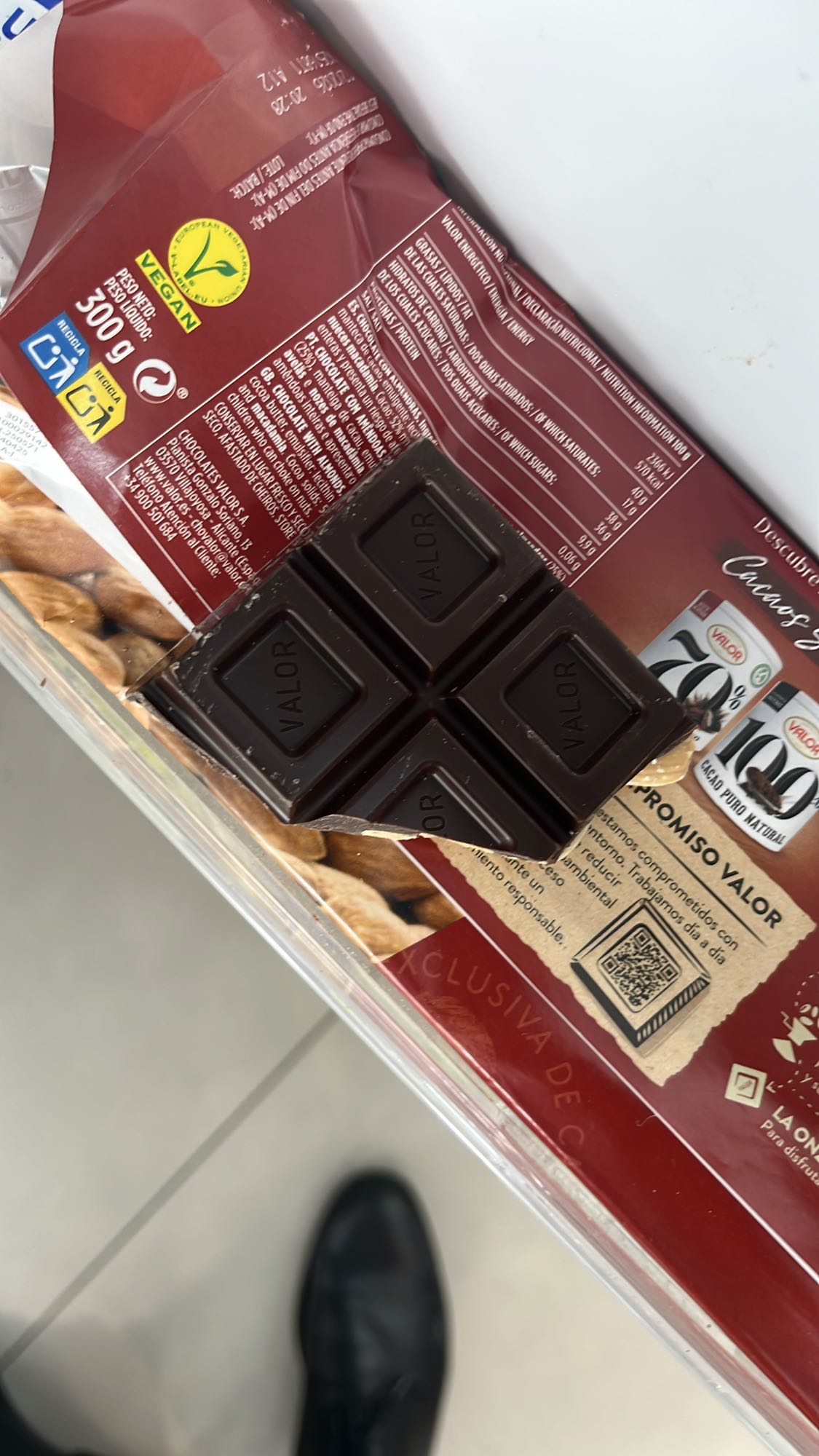 Chocolate negro 100%