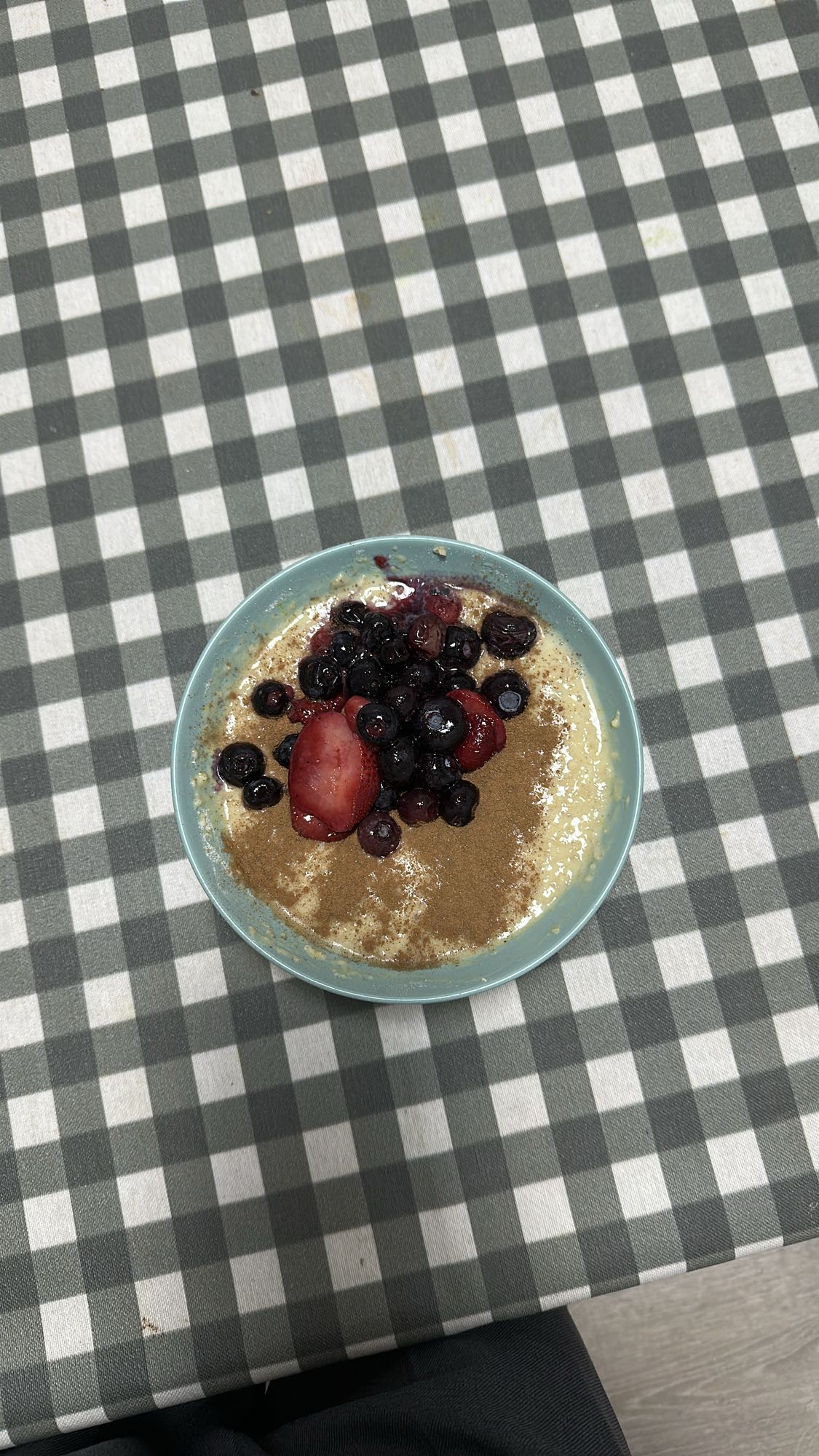 Avena con frutos rojos
