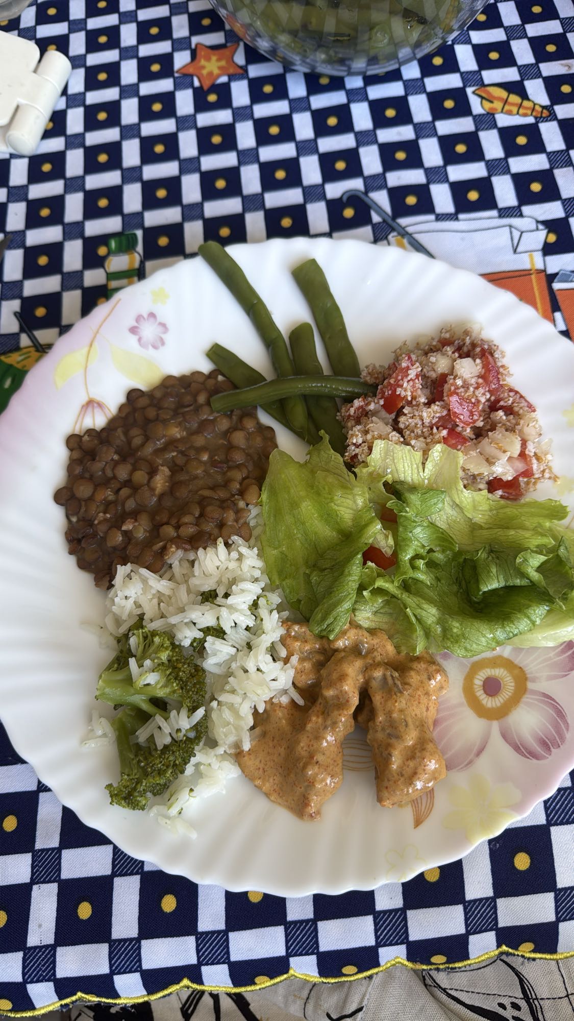 Prato vegetariano variado