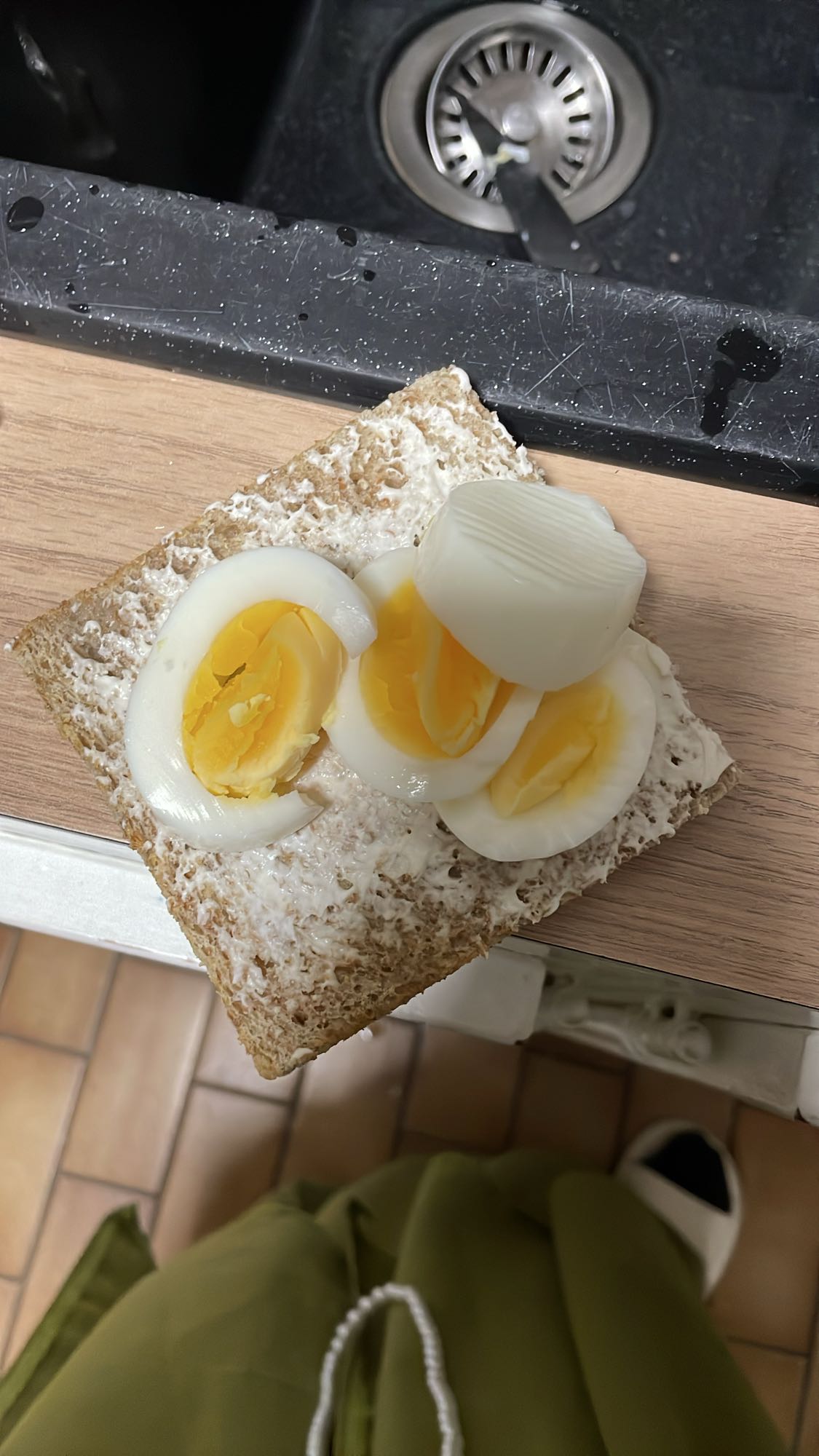 Tartine œuf et mayo