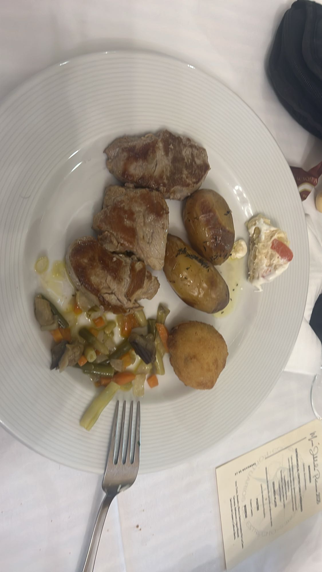 Plato mixto con carne