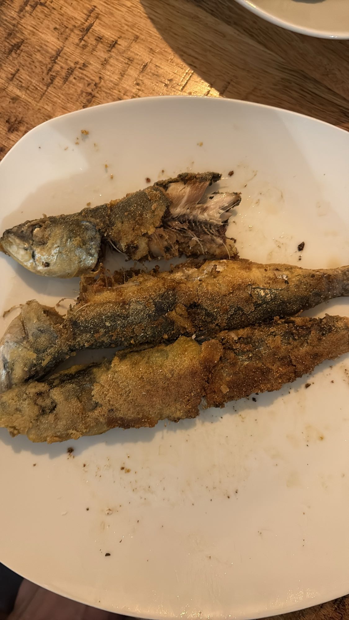 Gebakken sardines