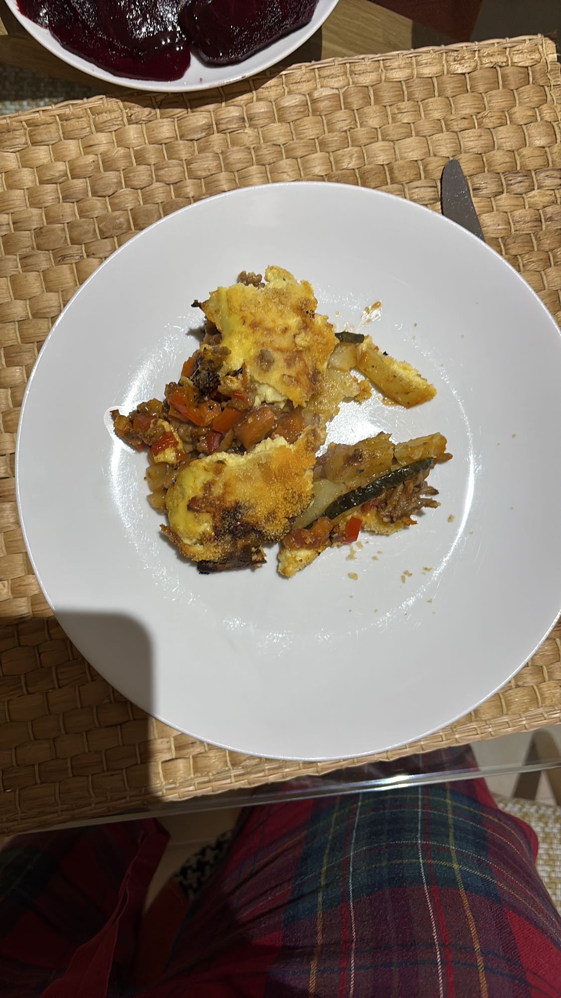 Veggie bake with cheese