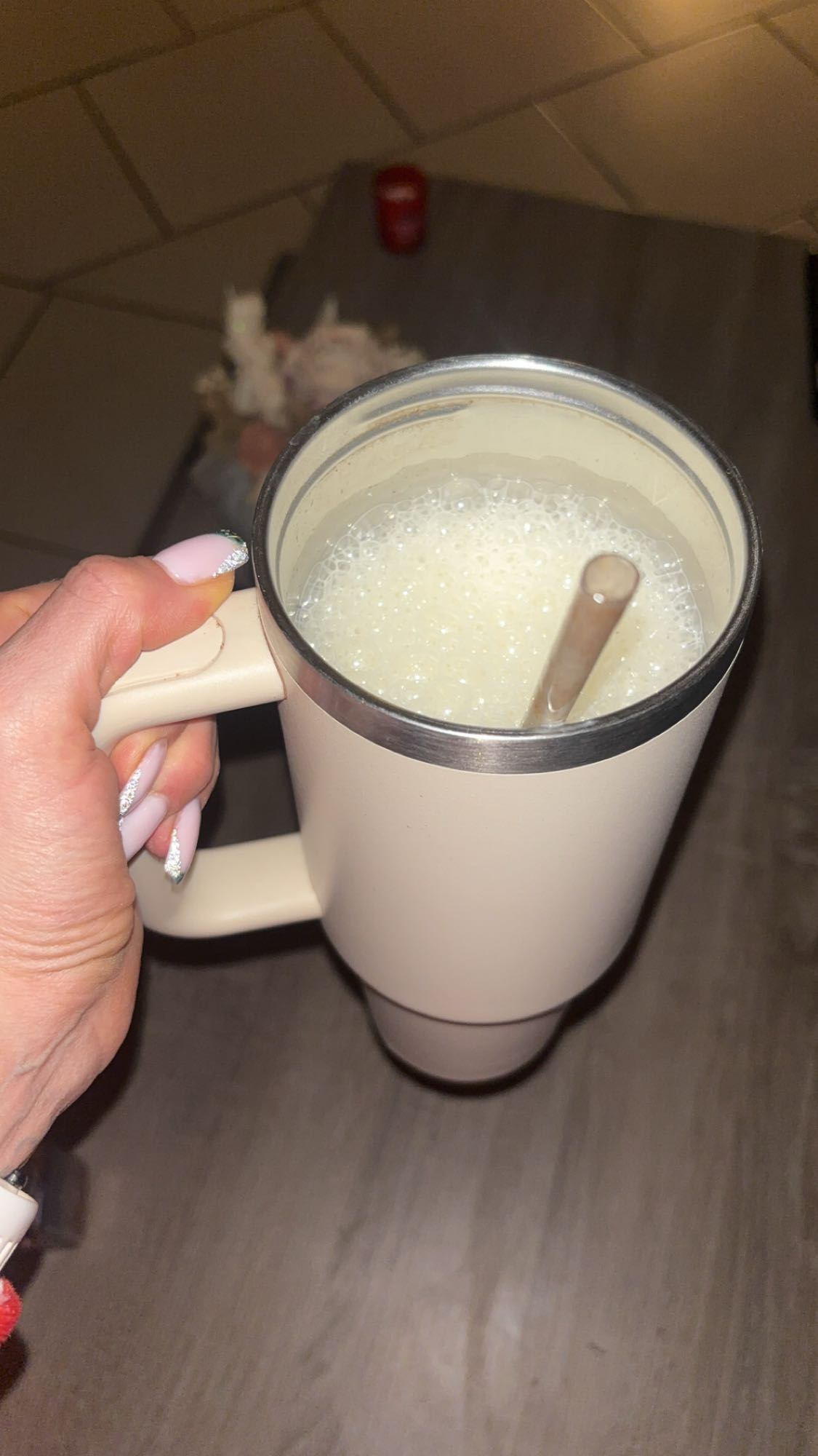 boisson protéinée banane et lait d’amande