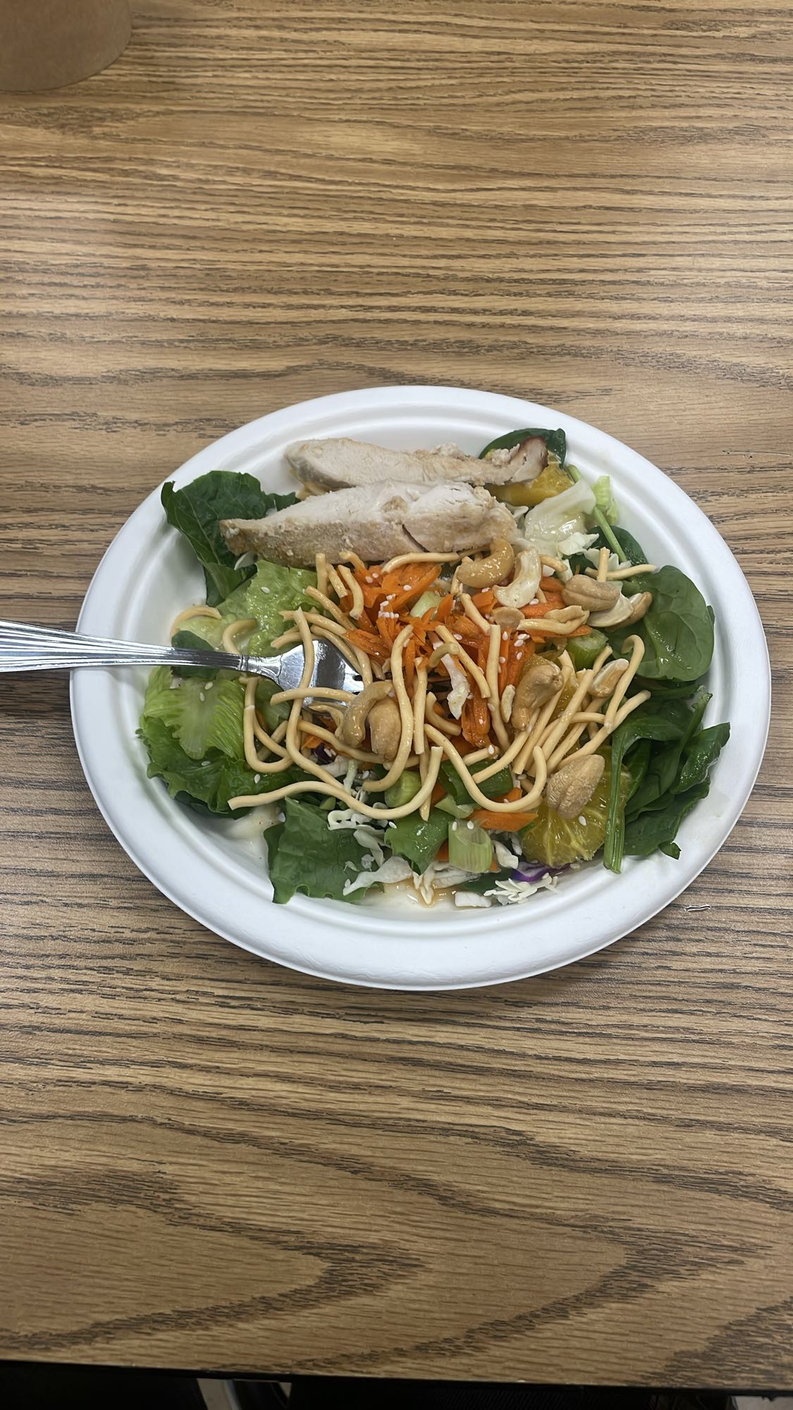 ensalada asiática con pollo