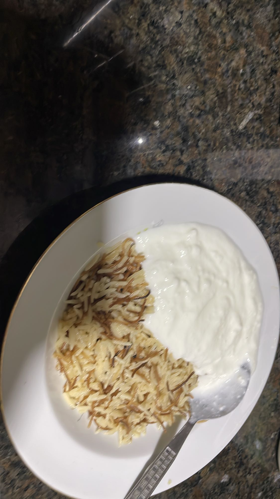 Rice with yogurt