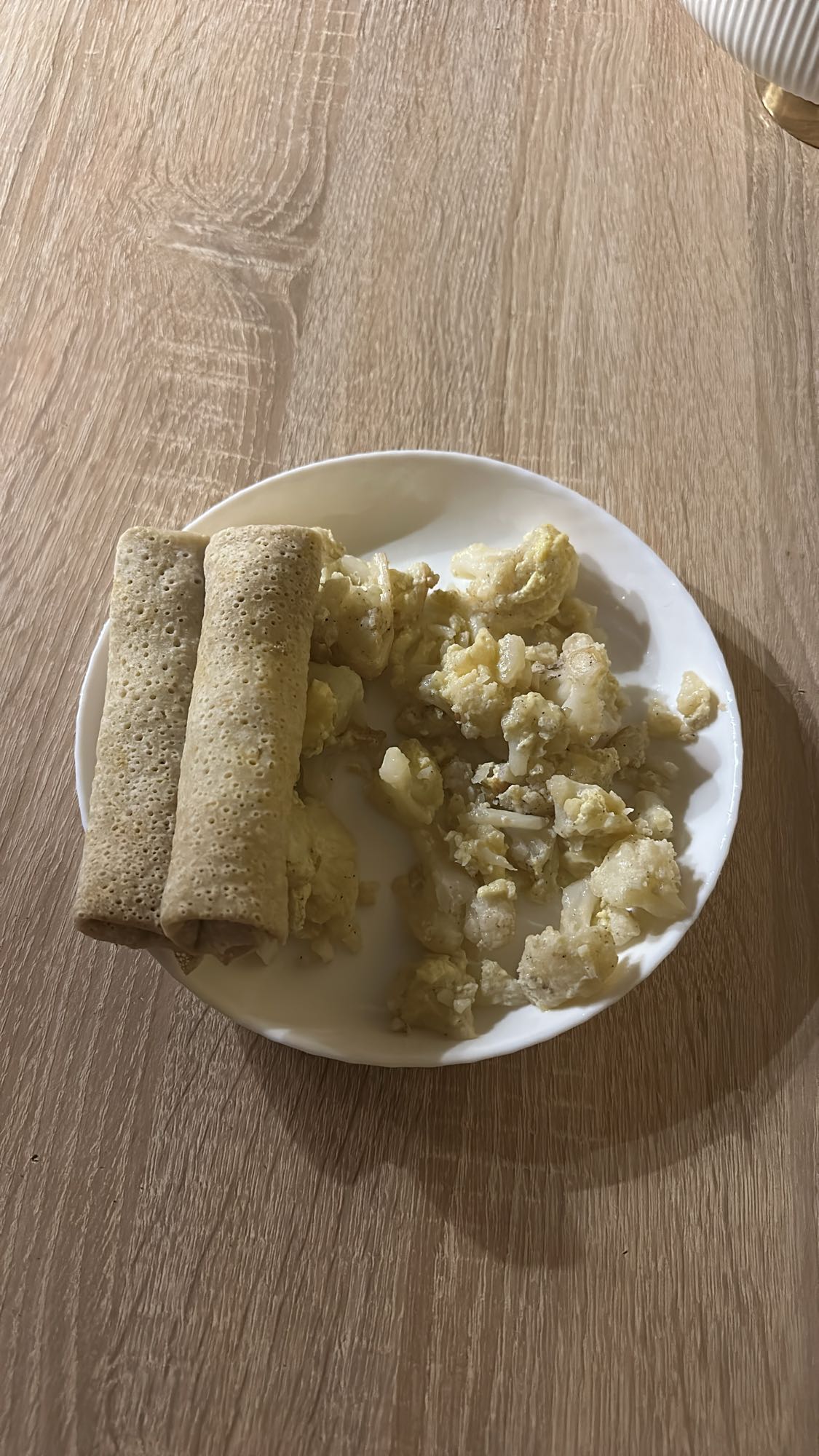 блины с цветной капустой