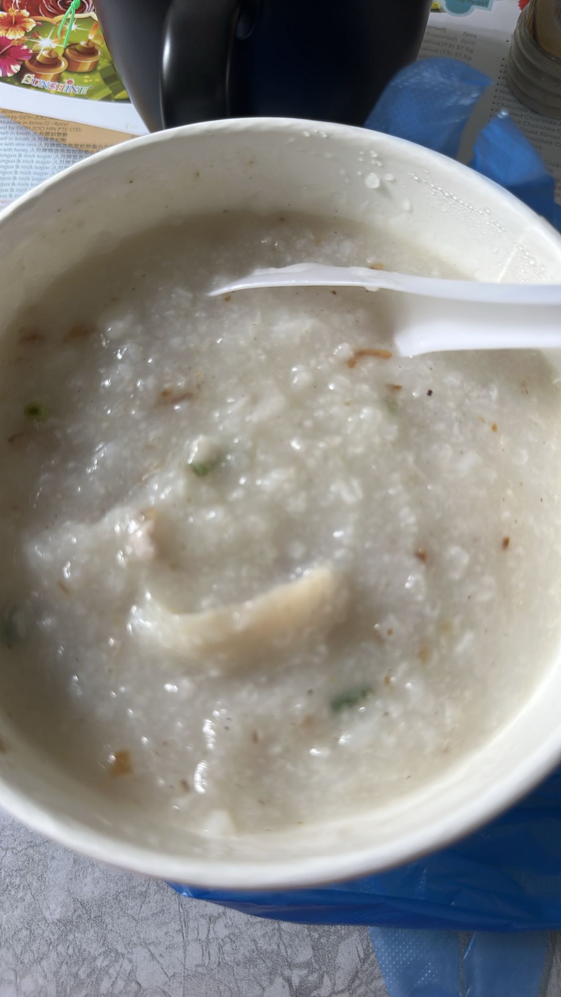 Chicken rice porridge