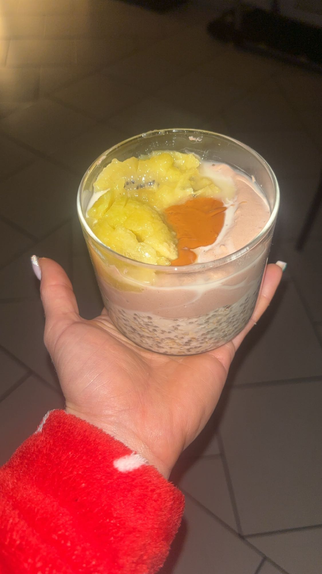 Petit-déjeuner protéiné kiwi